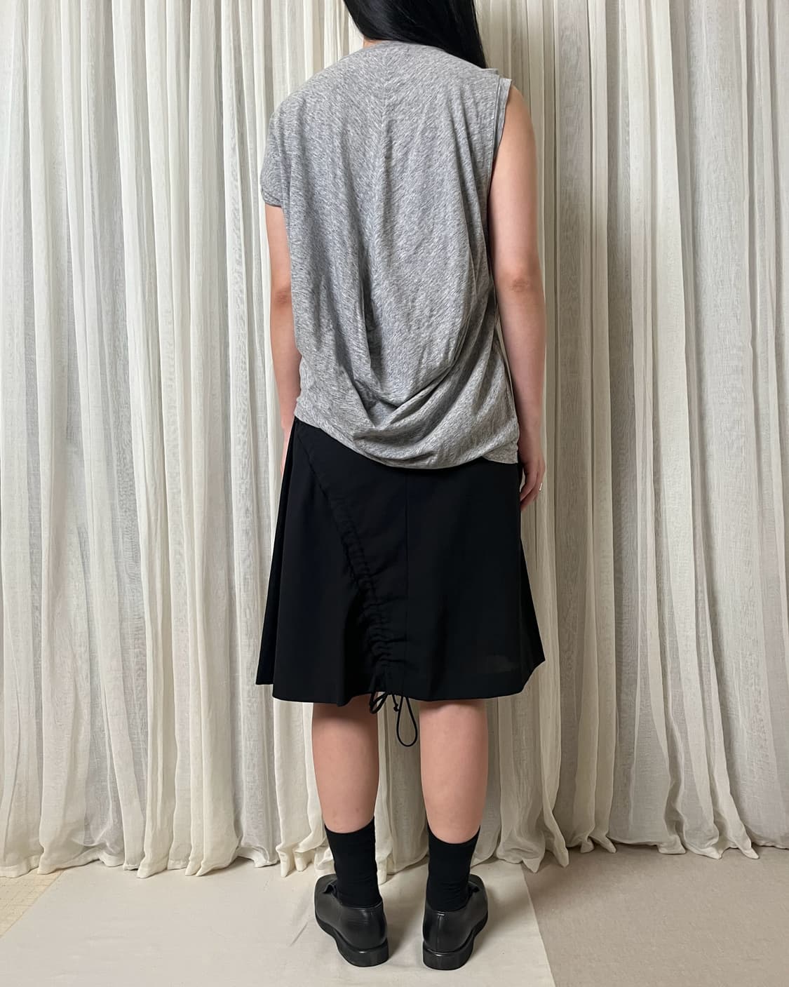 엔폴드 비대칭 드레이프 슬리브리스 enfold asymmetry 상품이미지8