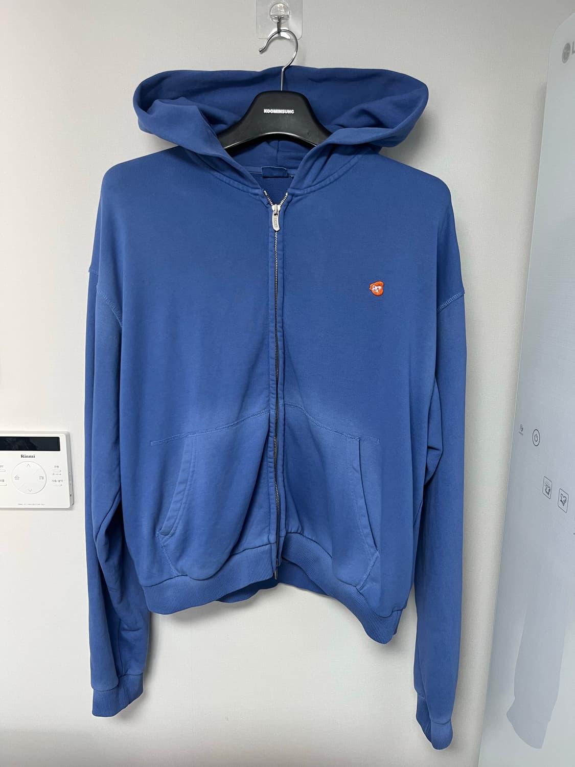 LLEGE 리지 가먼트다이 후드집업 상품이미지4