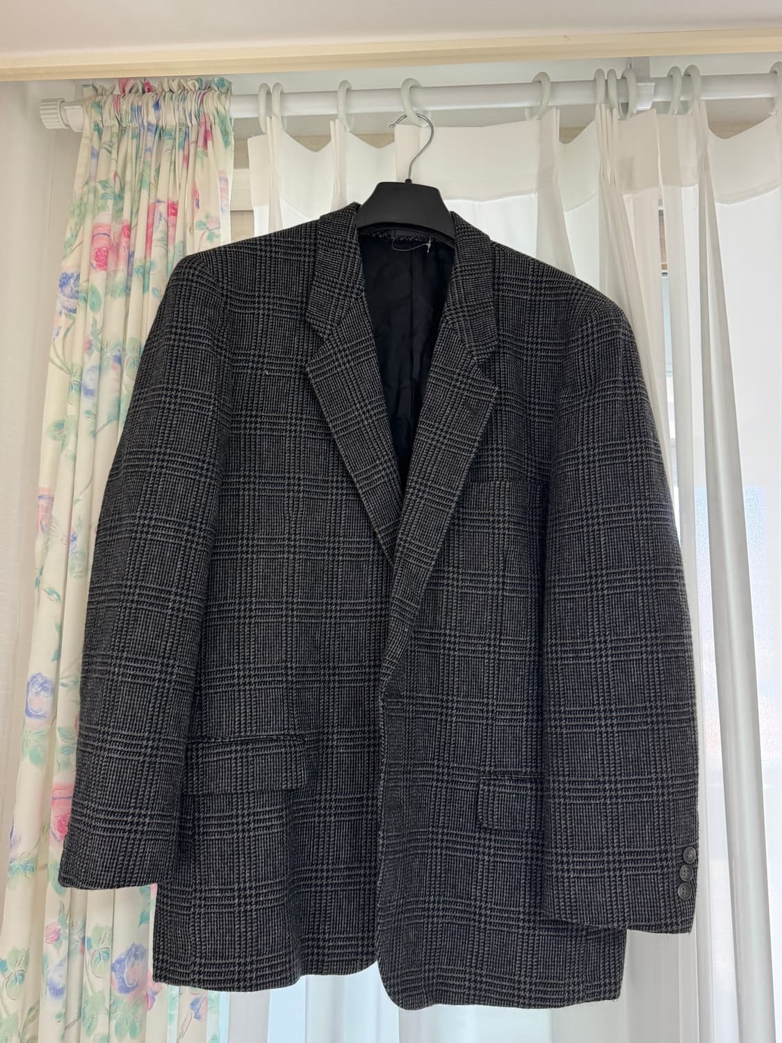 바질레 빈티지 체크 블레이저 상품이미지1