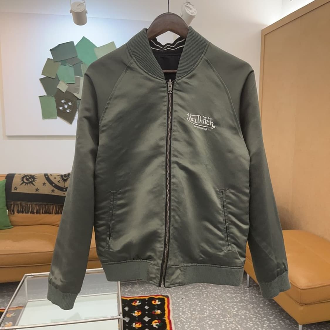 본 더치 올드스쿨 힙합 스카쟌 리버시블 바시티 자켓 95 C06702 상품이미지6