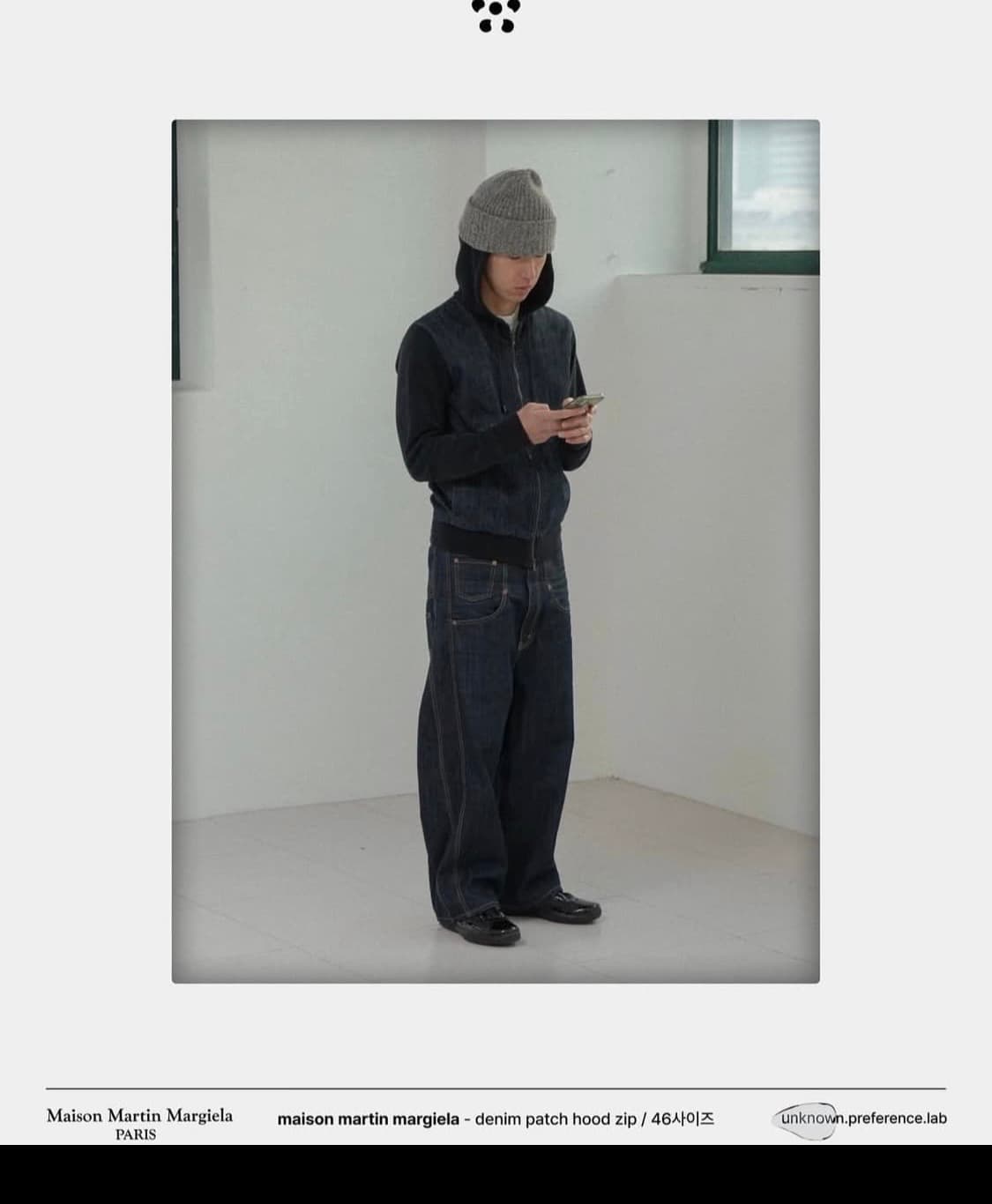 Maison Martin Margiela denim hood zip 상품이미지3