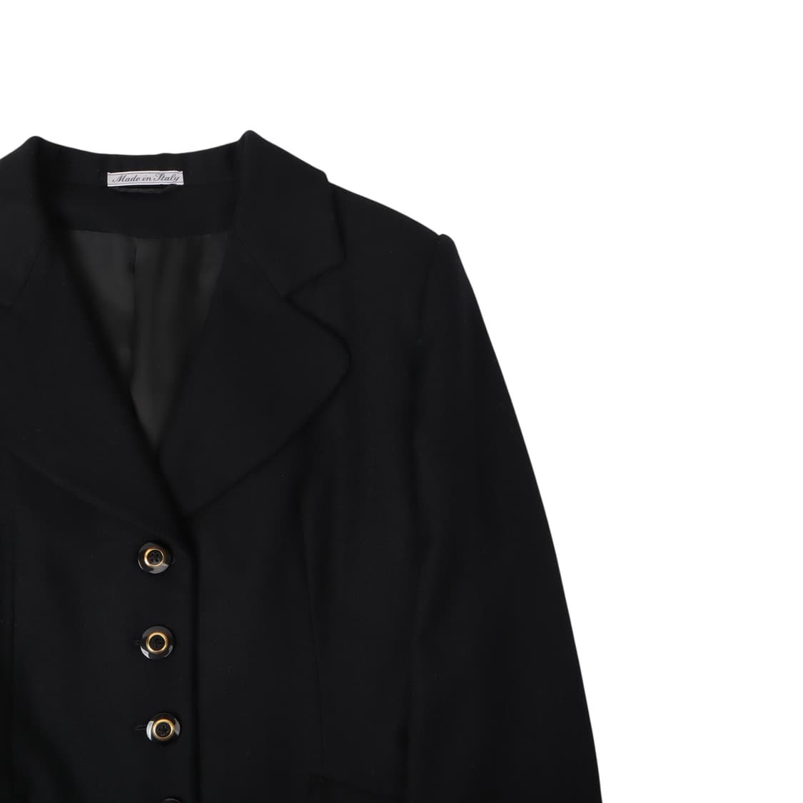 버버리 울 캐시미어 골드 버튼 4B 자켓 상품이미지3