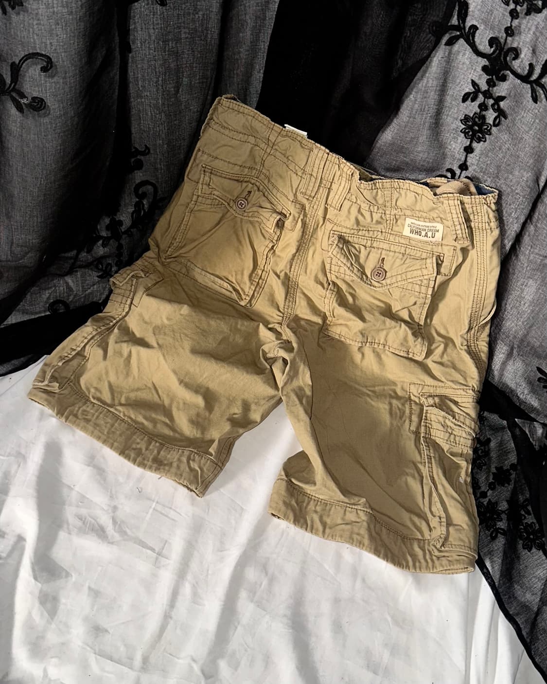 brown cargo shorts 상품이미지3