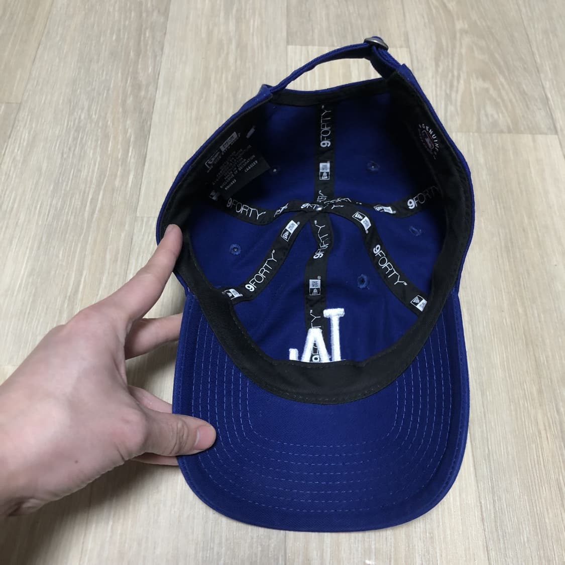 (OS) 뉴에라 NEW ERA LA 다저스 언스트럭쳐 볼캡 로얄 블루 상품이미지9