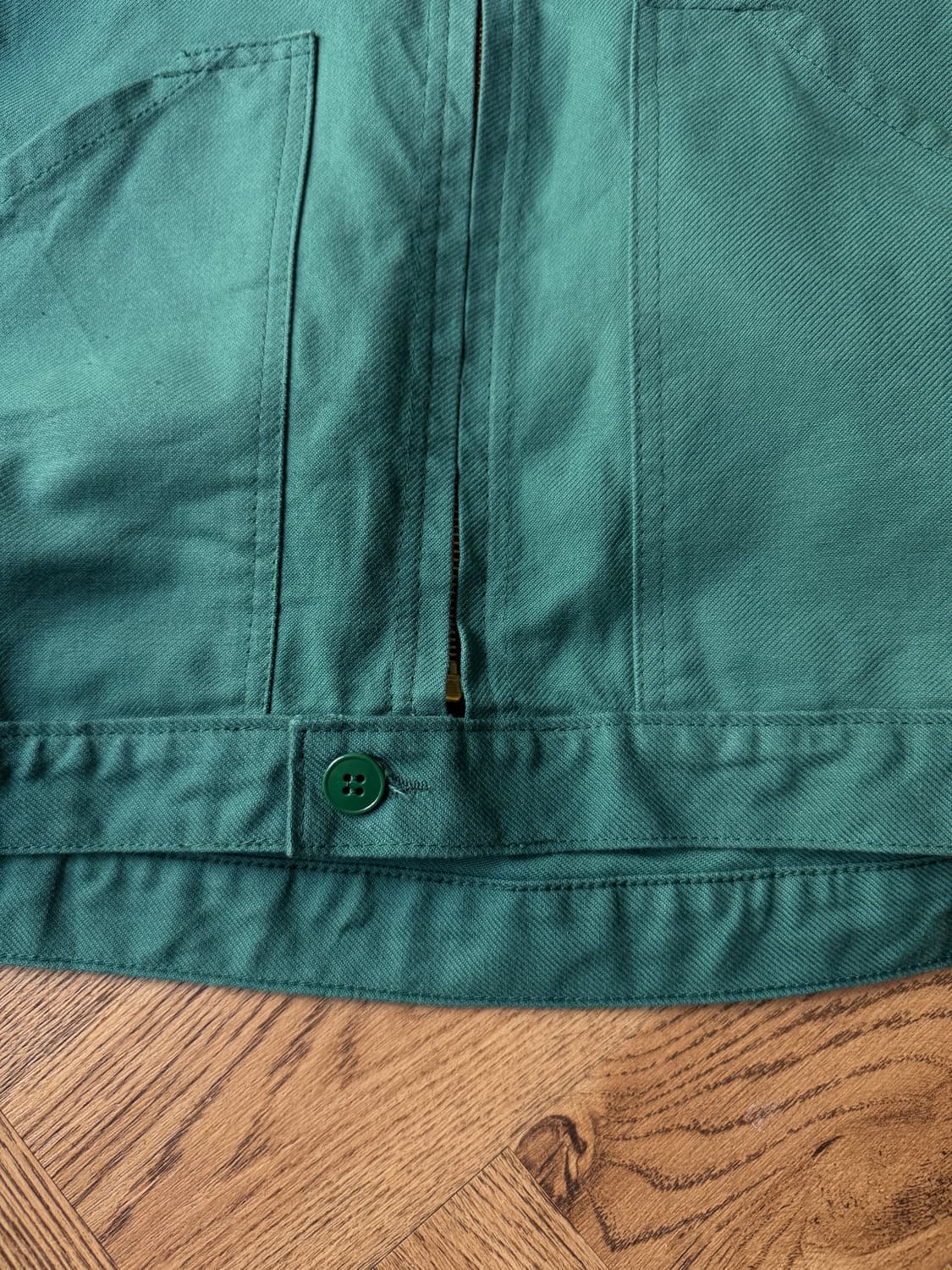 [L]Made in France 그린 메카닉 프렌치 워크 자켓 상품이미지5