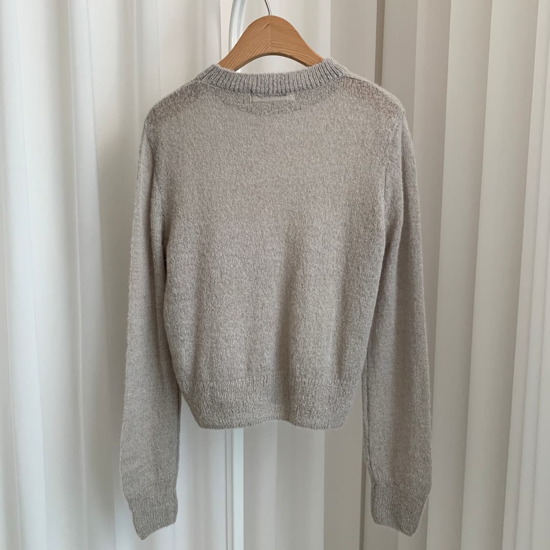 빈티지 LONDON LACE 모헤어 스타일 얇은 라운드 니트 상품이미지3