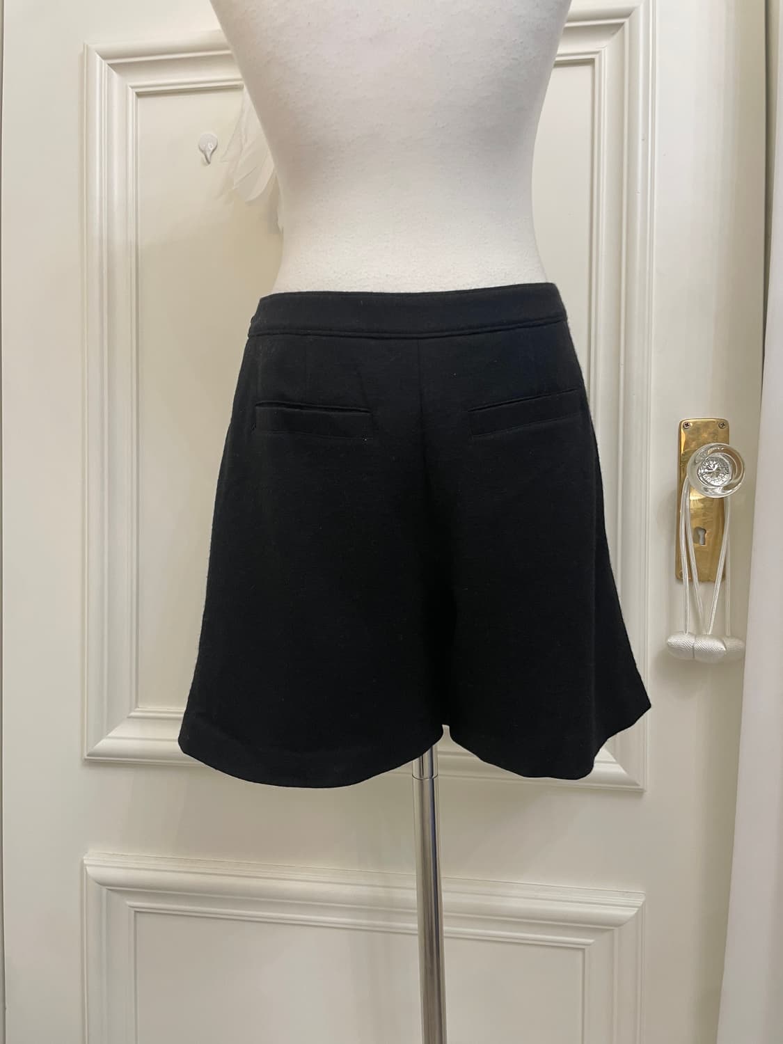 black wool belt point pleats pants 상품이미지4