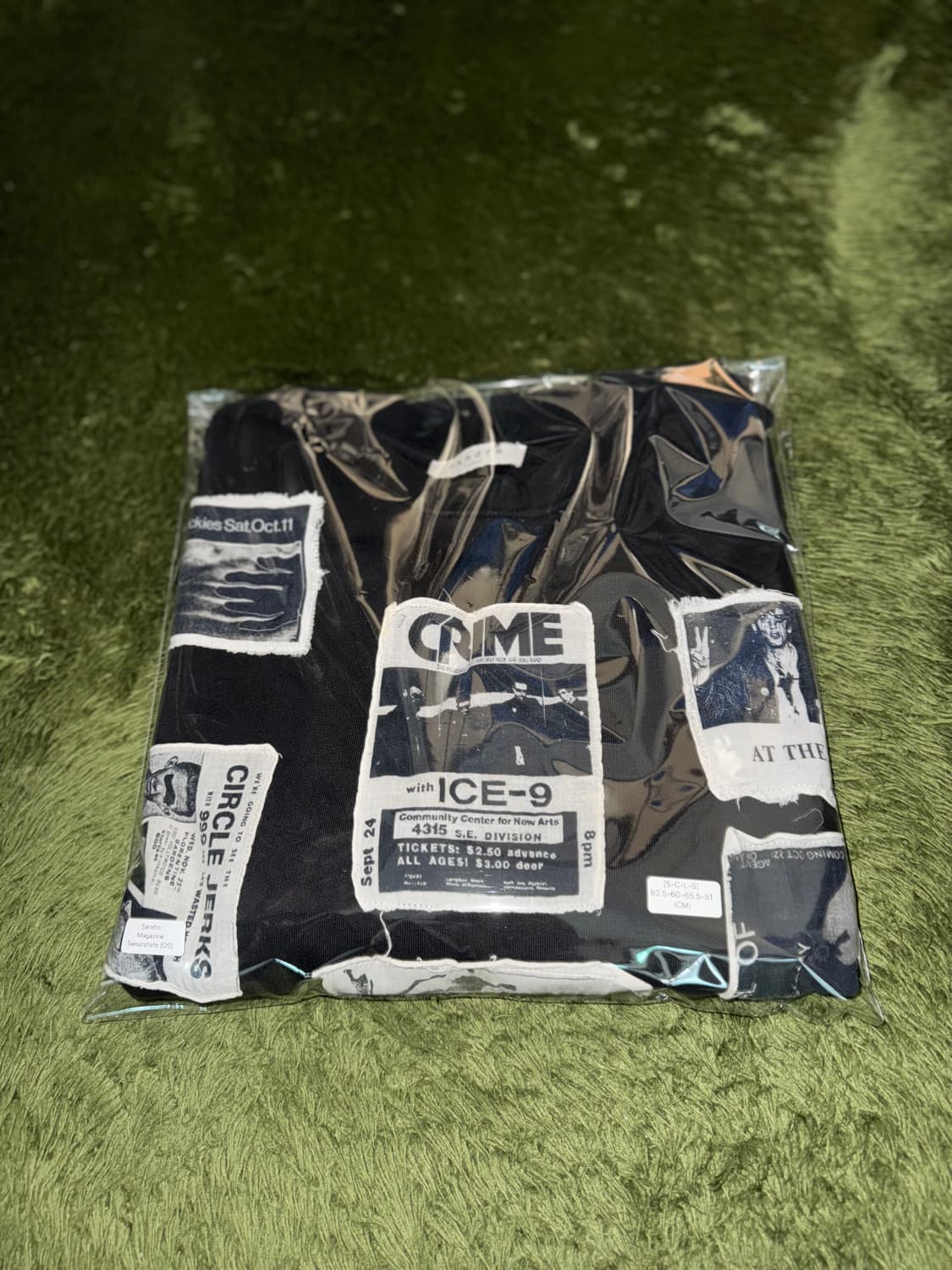 SANDRO 산드로 20AW 펑크 패치워크 소프트 터치 스웻셔츠 상품이미지10