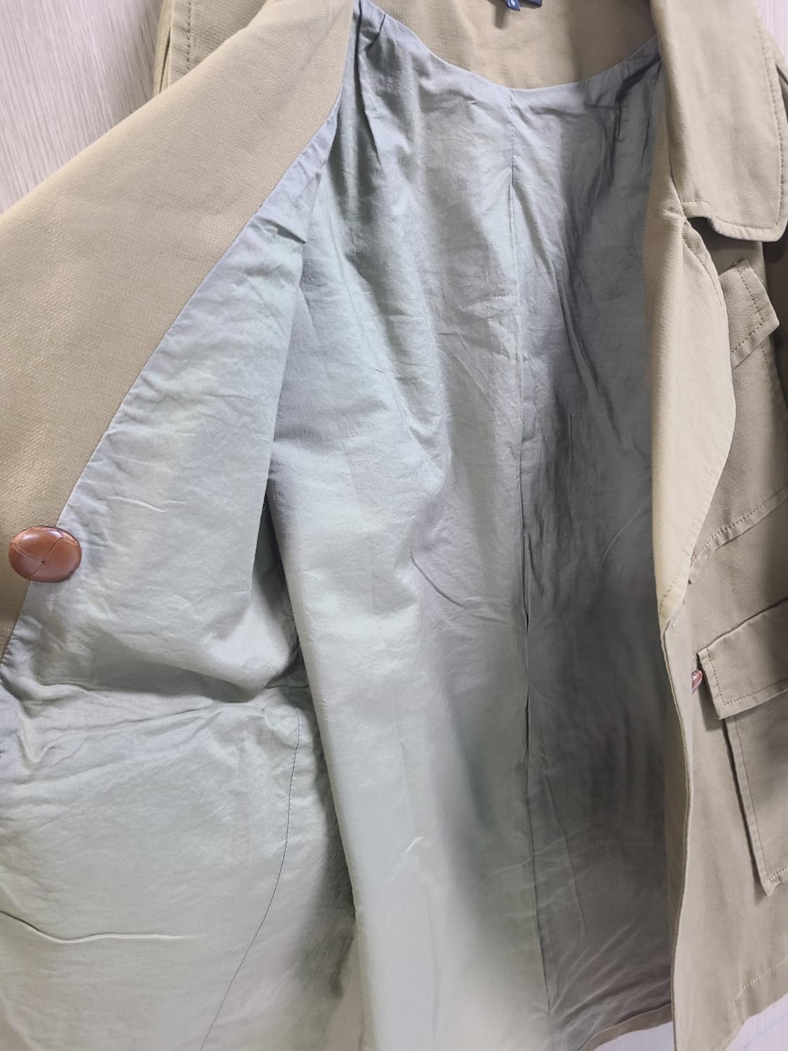 이자벨마랑 에뚜왈 트렌치코트 카키색상 0 상품이미지5