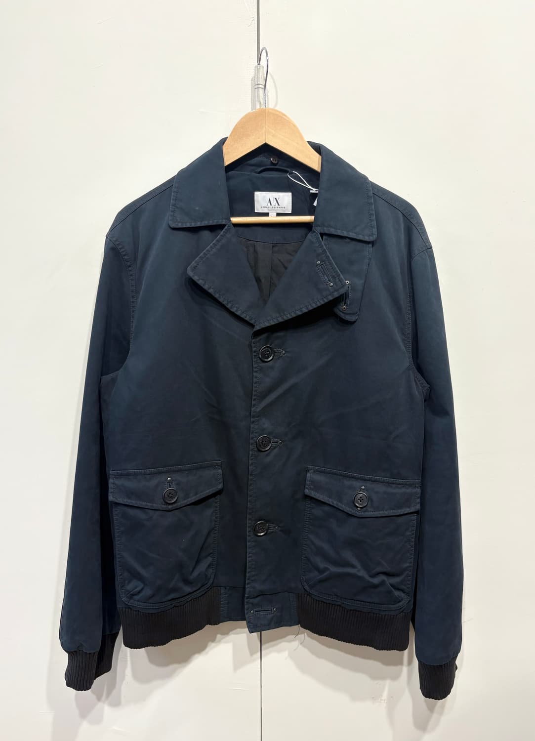 아르마니 익스체인지 엘보우 패치 워크 자켓 상품이미지1