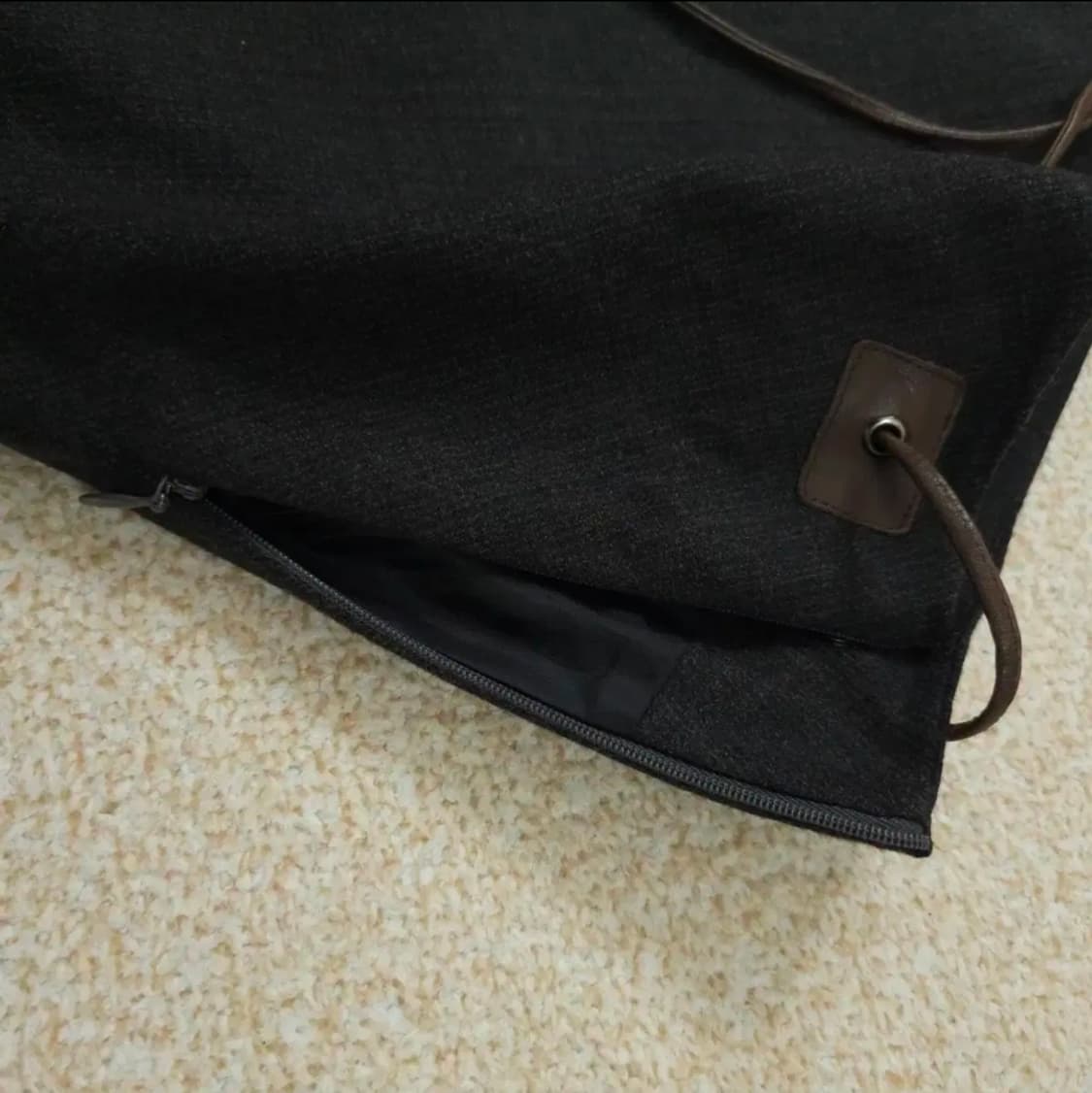 (67-96)PRENDANG 쁘렝땅 울 모직 스커트 브라운 상품이미지6