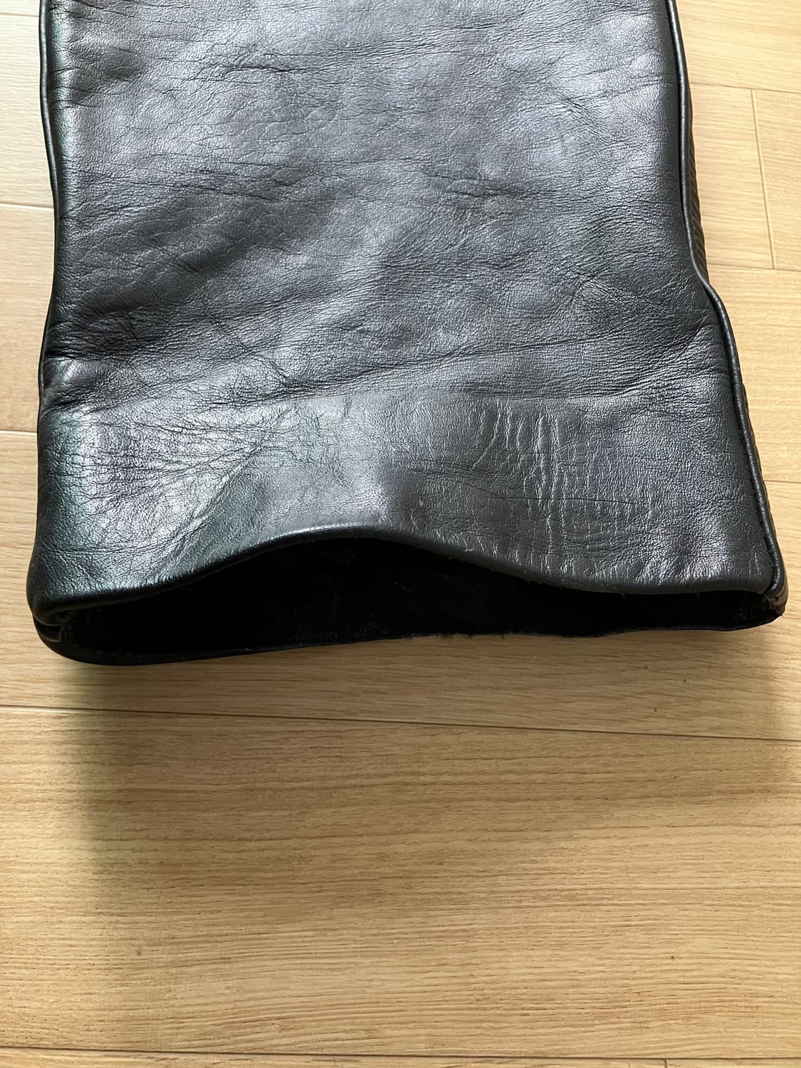 90s schott 쇼트 레더 팬츠 상품이미지6