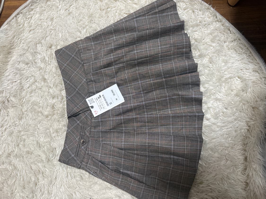 자라 키즈 체크 스커트 상품이미지1