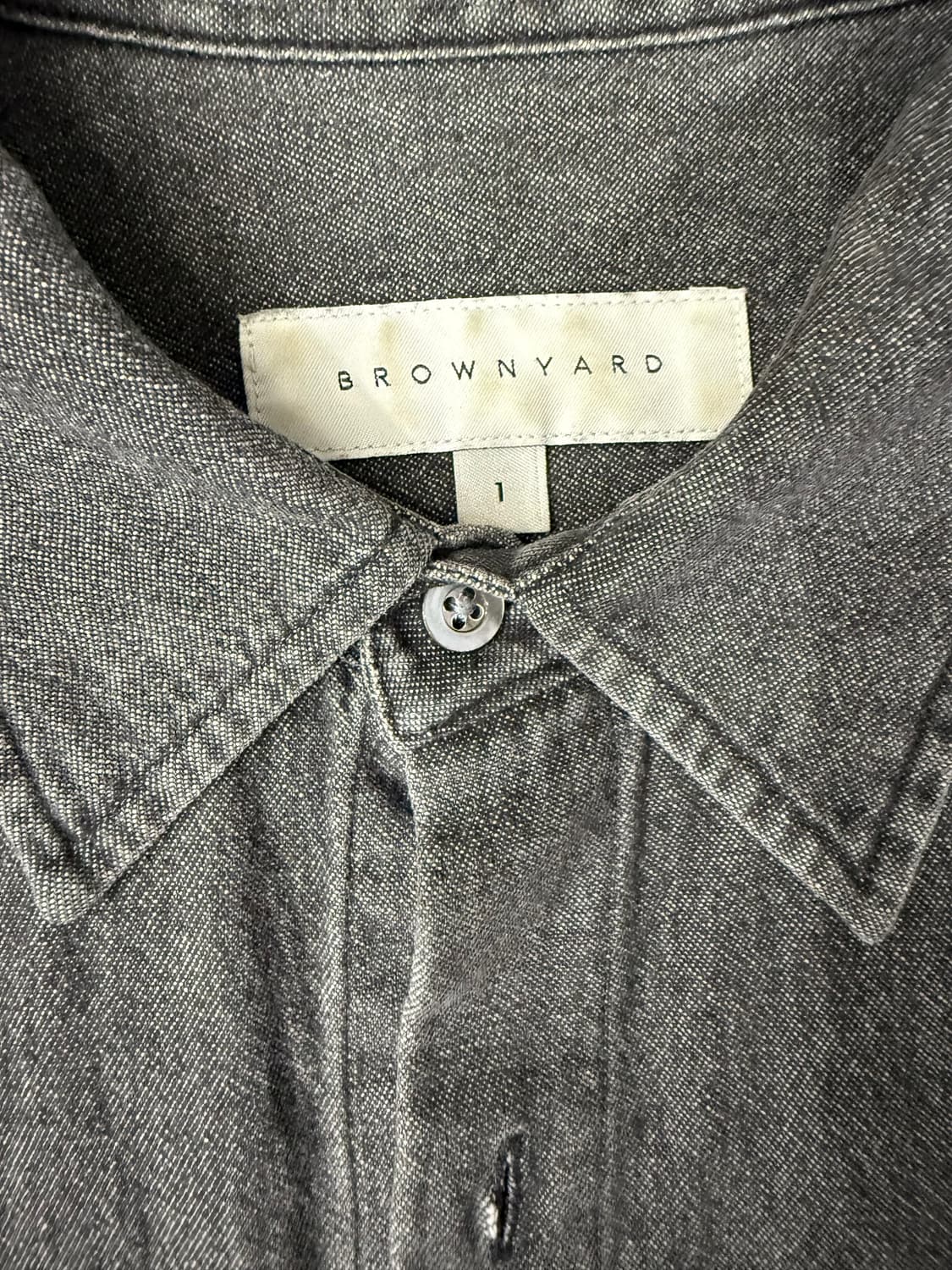 브라운야드 데님 셔츠 1size 상품이미지4