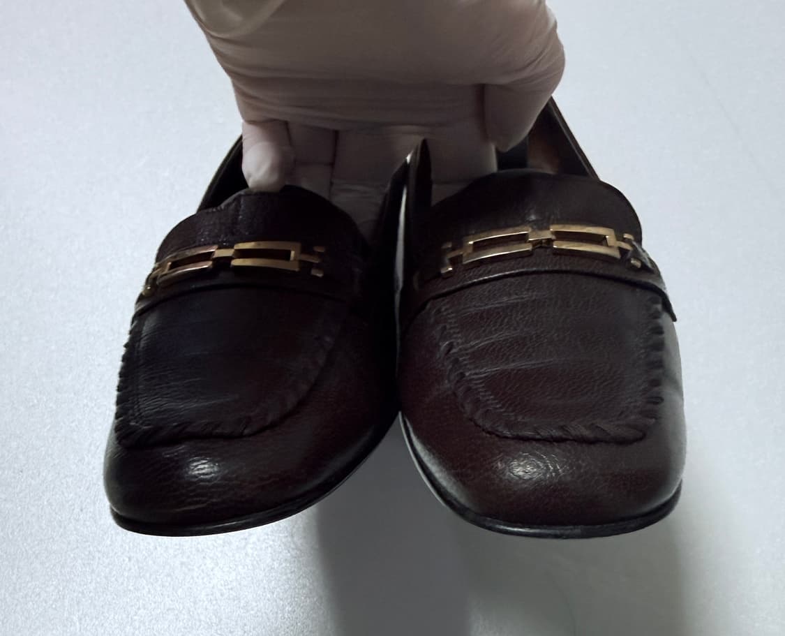 닥스 DAKS 가죽 로퍼 힐 / 브라운 240 상품이미지6