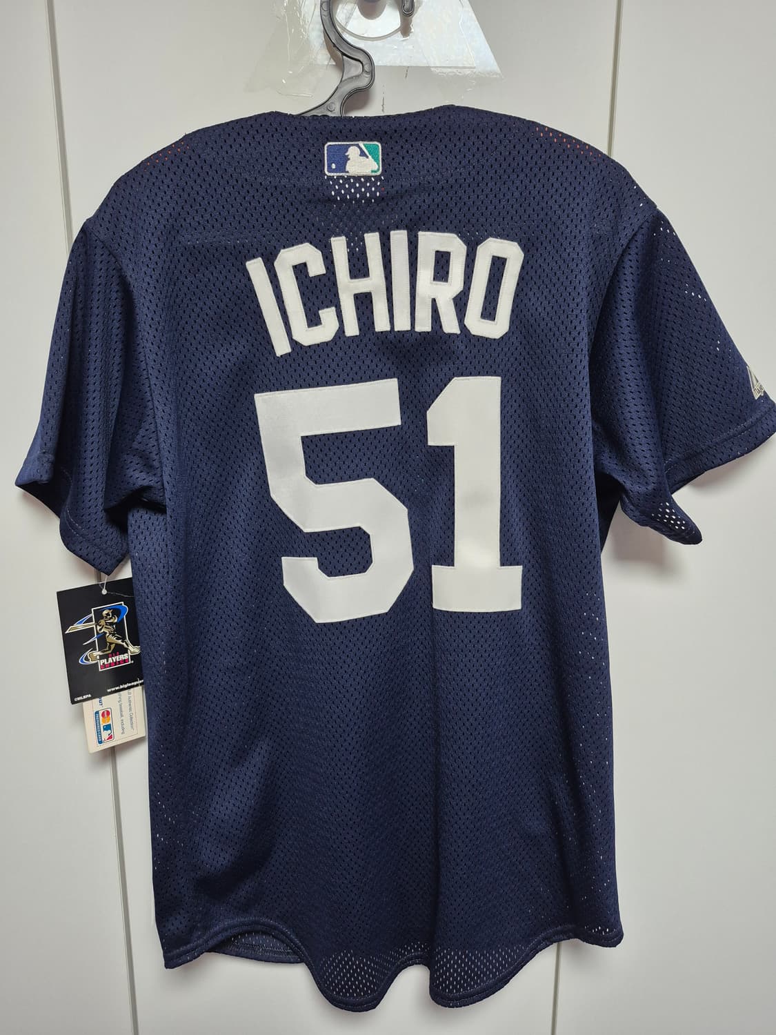 새상품 마제스틱 MLB 어센틱 시애틀 매리너스 이치로 유니폼 s 95사이 상품이미지5