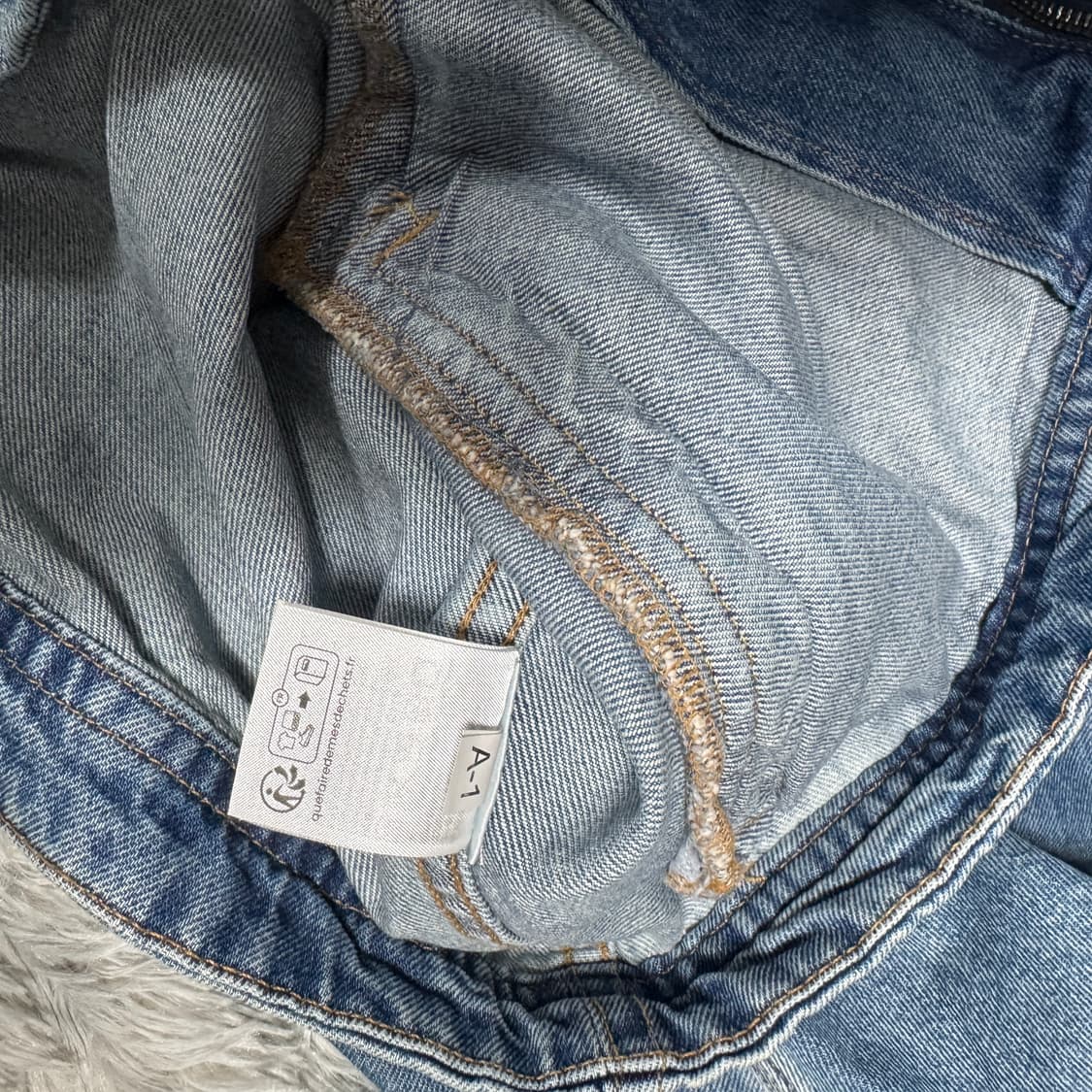 H&M 데님 워크자켓 M 사이즈 상품이미지3