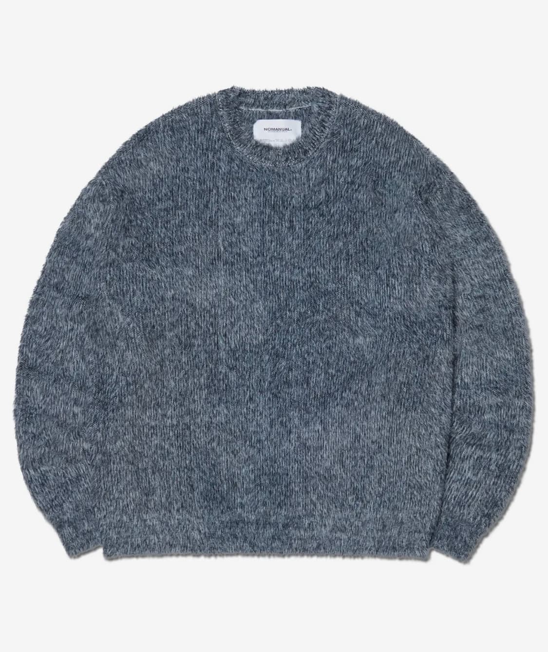 [L] 노매뉴얼 크롭 헤어리 니트 상품이미지2