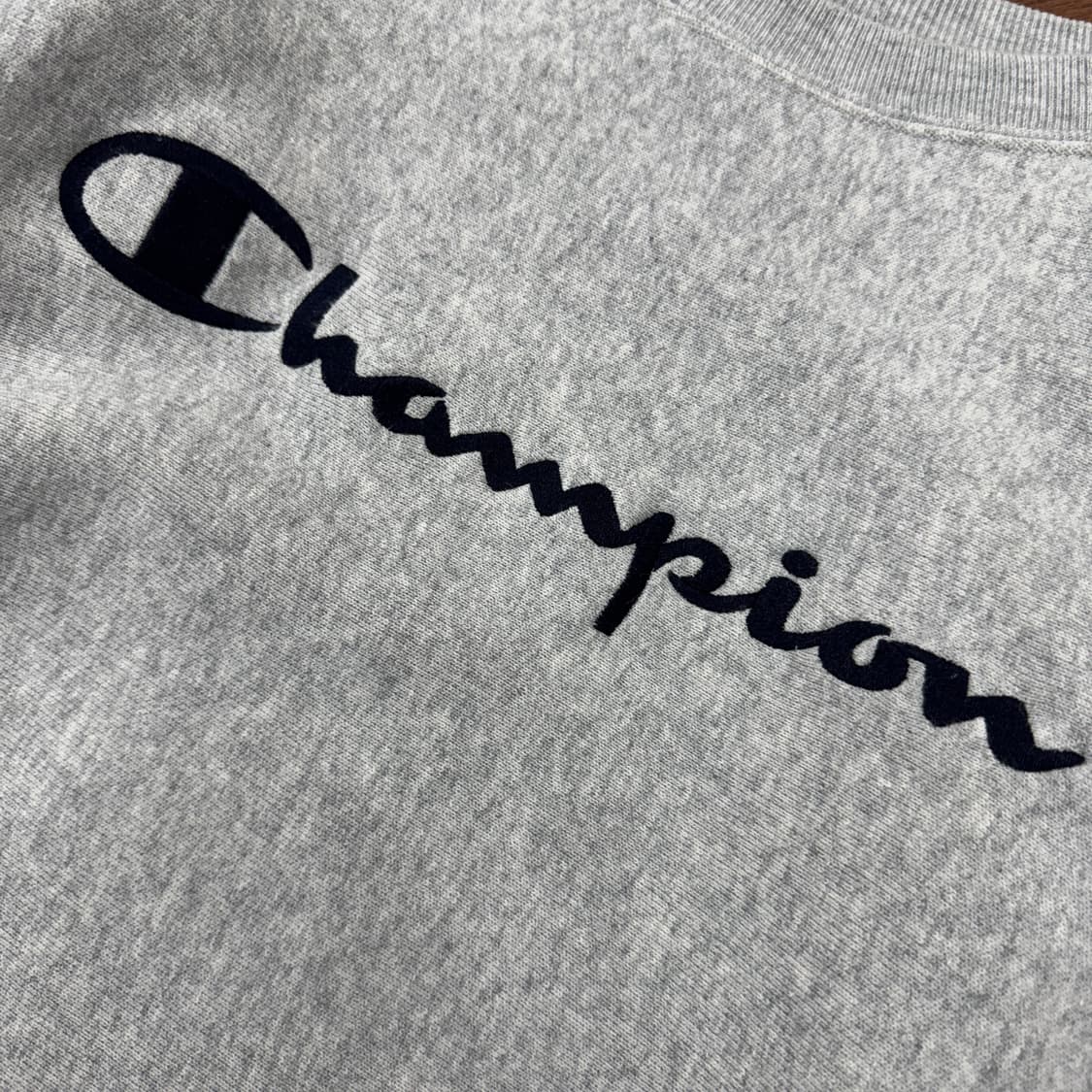 M 재팬 챔피온 블루택 리버스위브 맨투맨 티셔츠(안감 기모) 상품이미지4