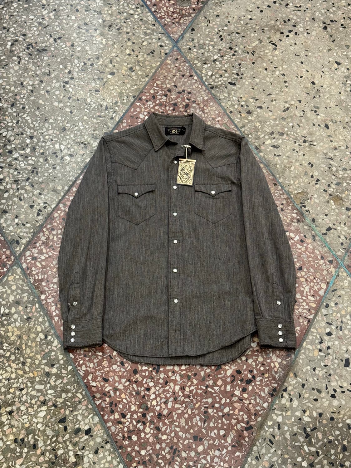 RRL 더블알엘 웨스턴 셔츠 (M) 상품이미지1