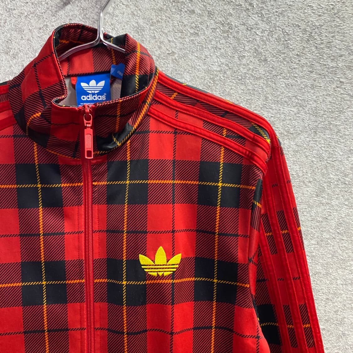 아디다스 파이어버드 타탄 체크 트랙탑 져지  B4383 상품이미지3