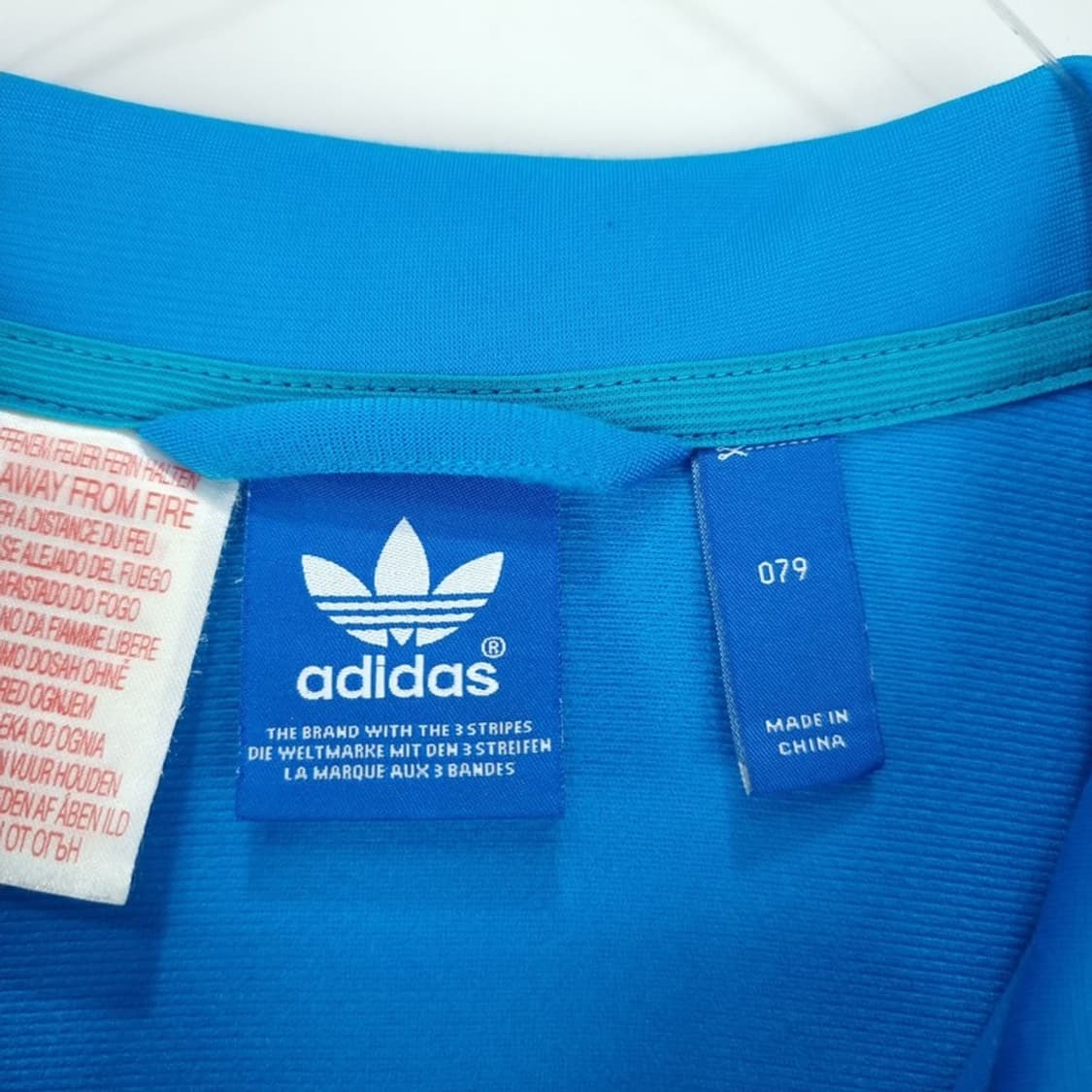 [아디다스] 빅로고 파이어버드 져지 트랙탑 집업 자켓 스카이 M19001 상품이미지8