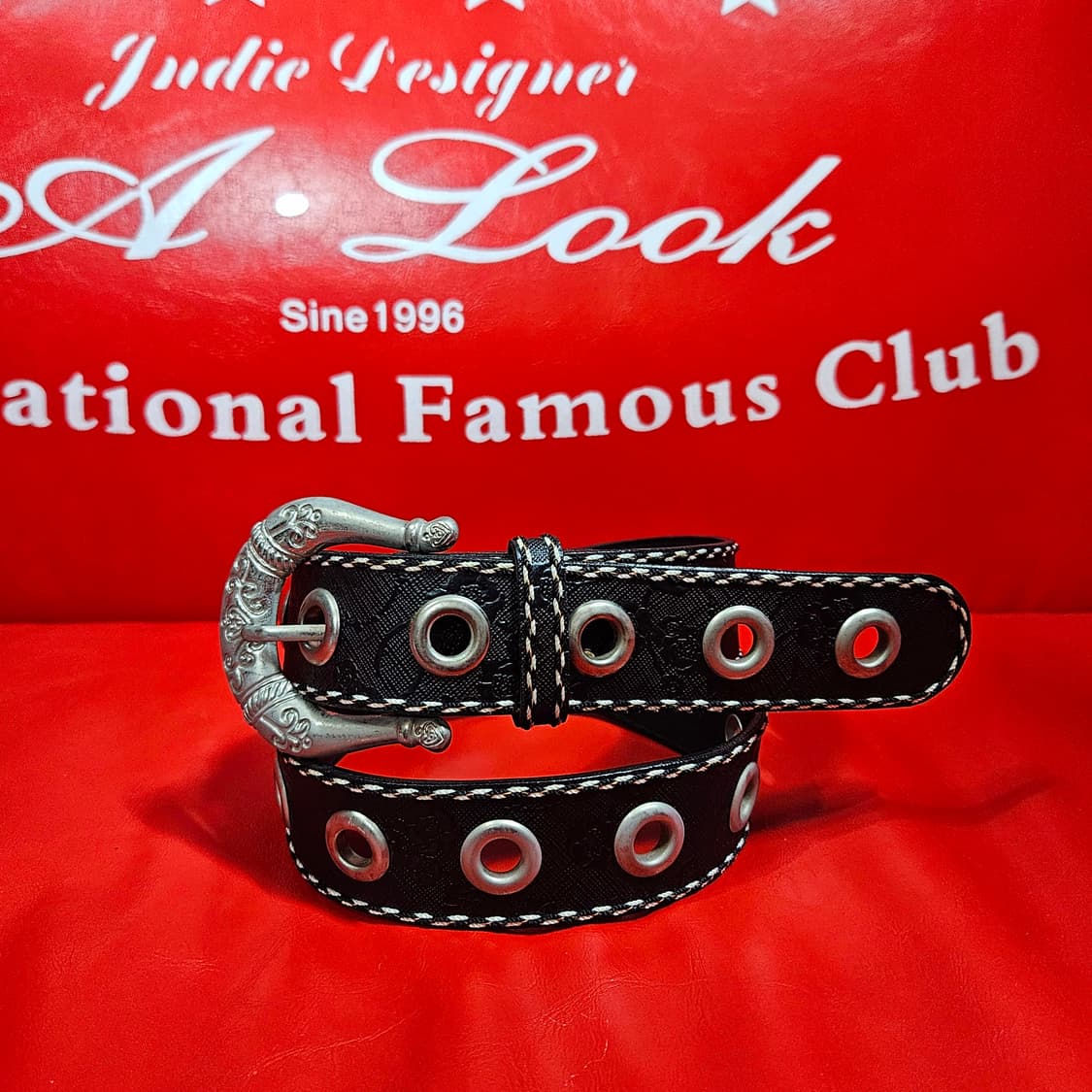 Laurant benon in paris 빈티지 웨스턴 가죽 벨트  상품이미지1