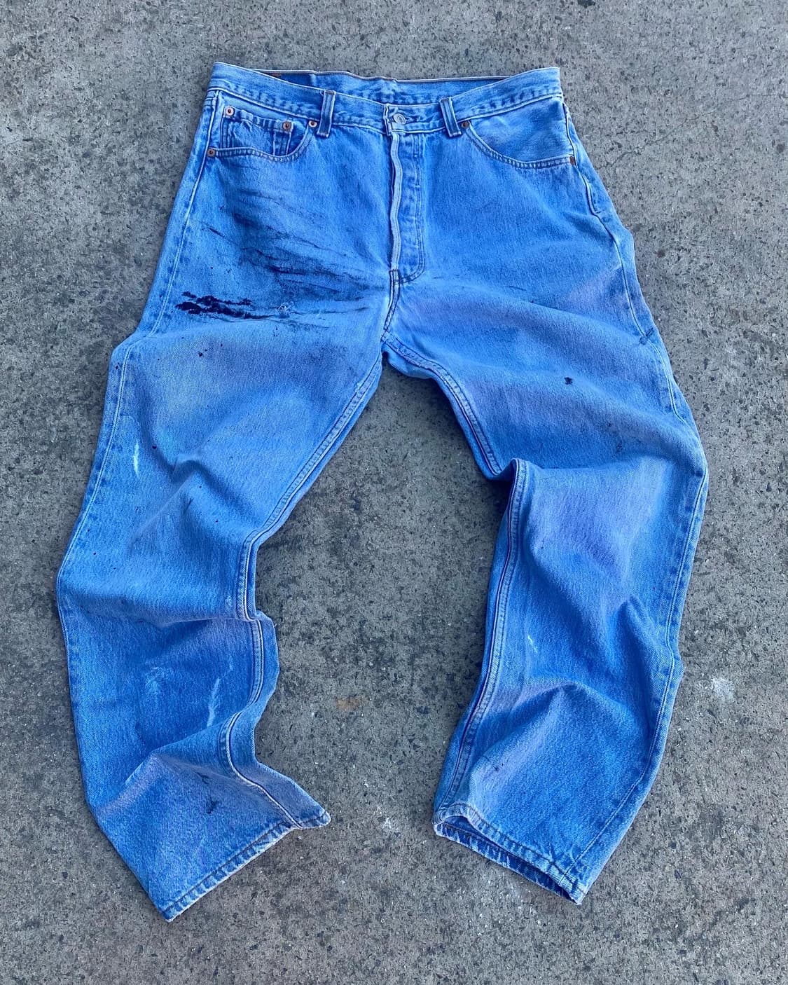 90s Levi's 501 Hard painted  상품이미지1