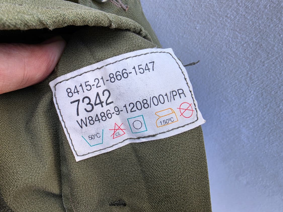 80s 캐나다군 MK2 라이트웨이트 컴뱃 자켓 상품이미지6