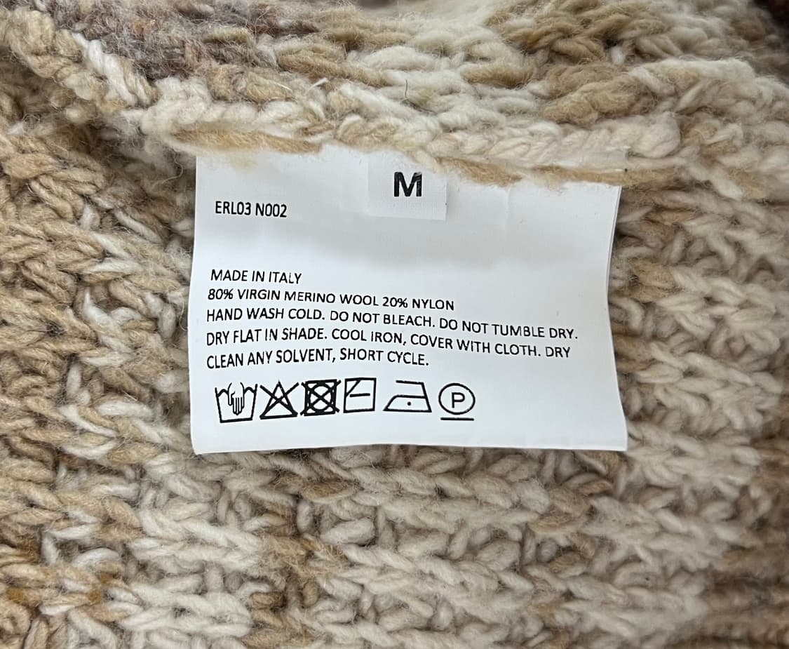 ERL zipped knit jacket brown 상품이미지3