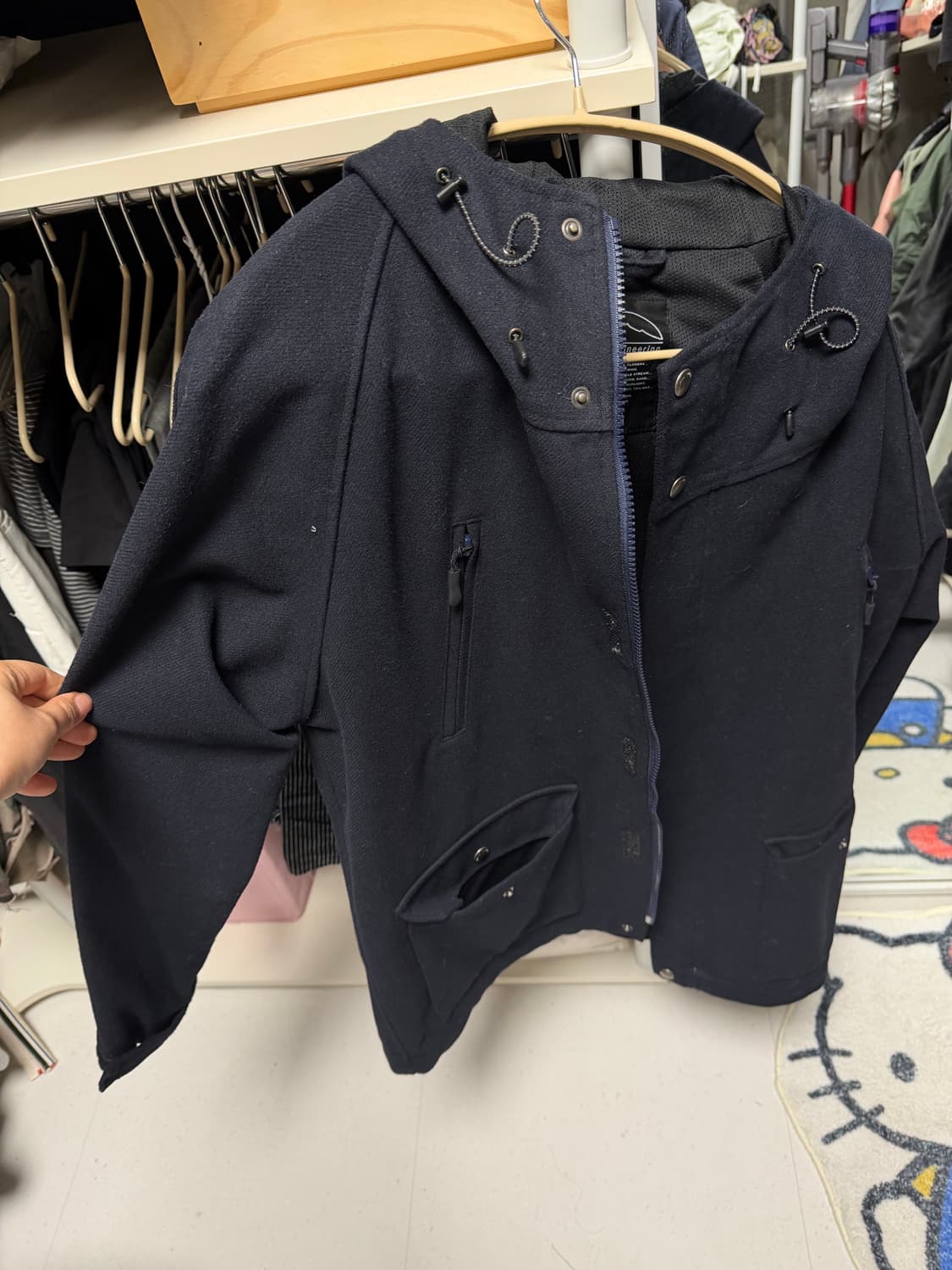 Coen 후드자켓 네이비 L 상품이미지2