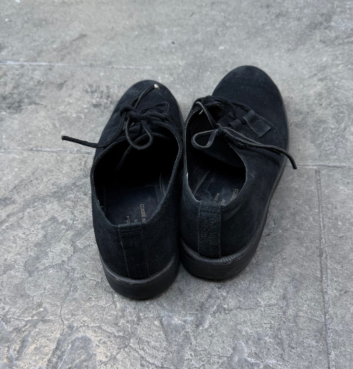 꼼데가르송 옴므 밀리터리 스웨이드 더비 슈즈 상품이미지3