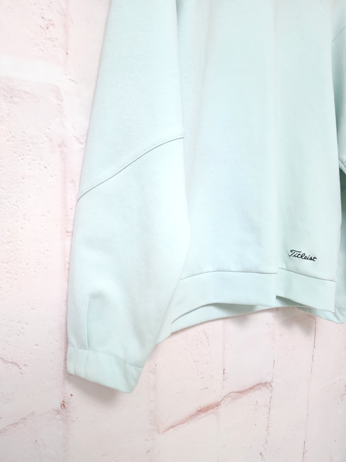 타이틀리스트 민트색 골프 맨투맨 티셔츠 상품이미지5