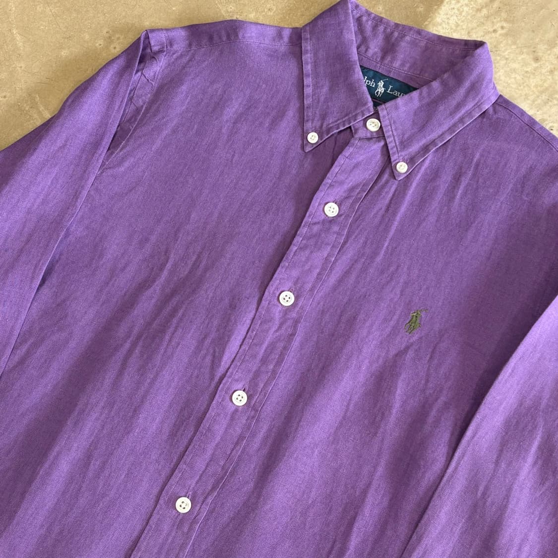 🫶🏻 폴로랄프로렌 Purple 린넨 셔츠 🫶🏻 상품이미지2