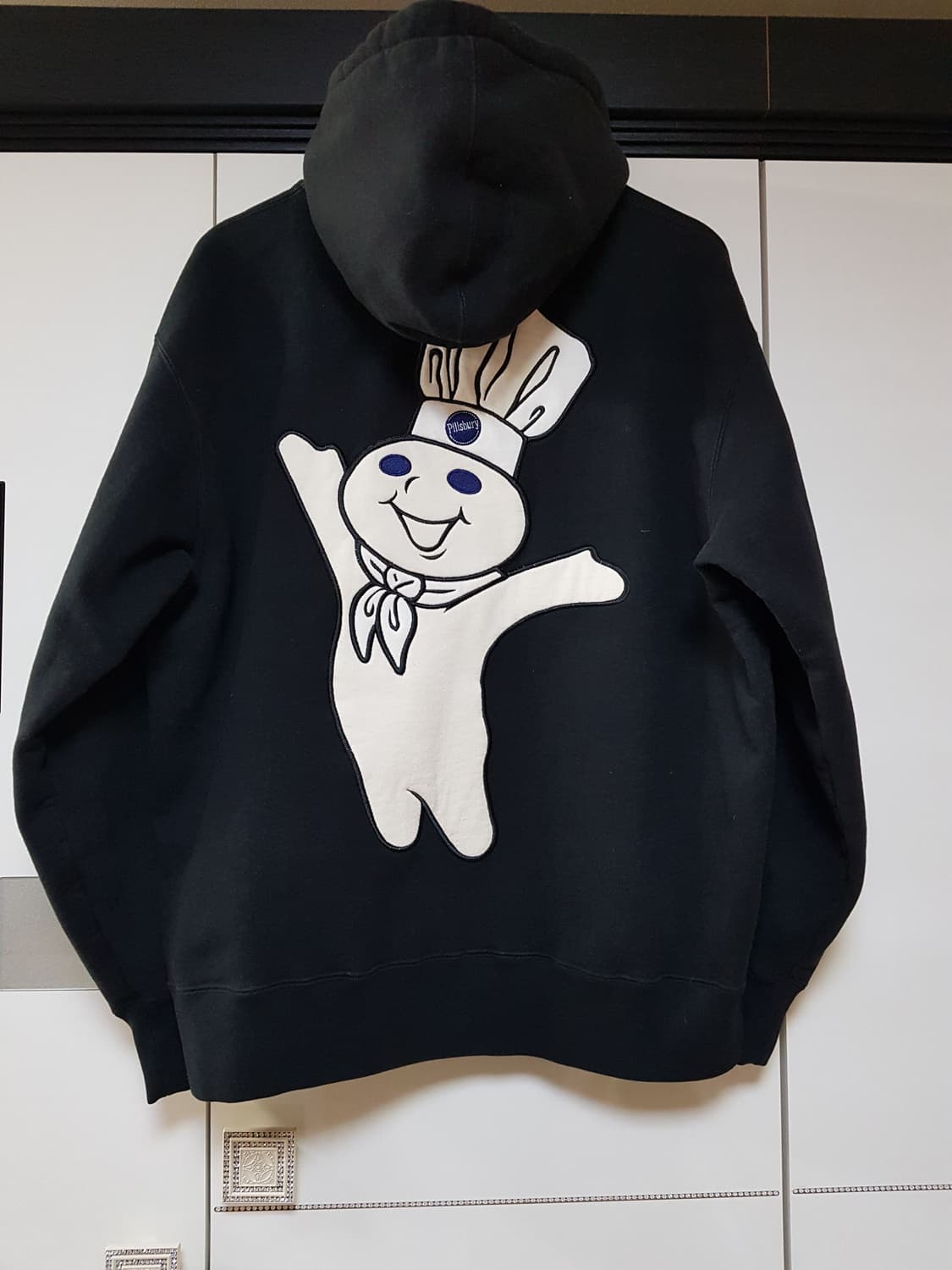 슈프림 도우보이 후드 집업 티셔츠 블랙 22FW 상품이미지3