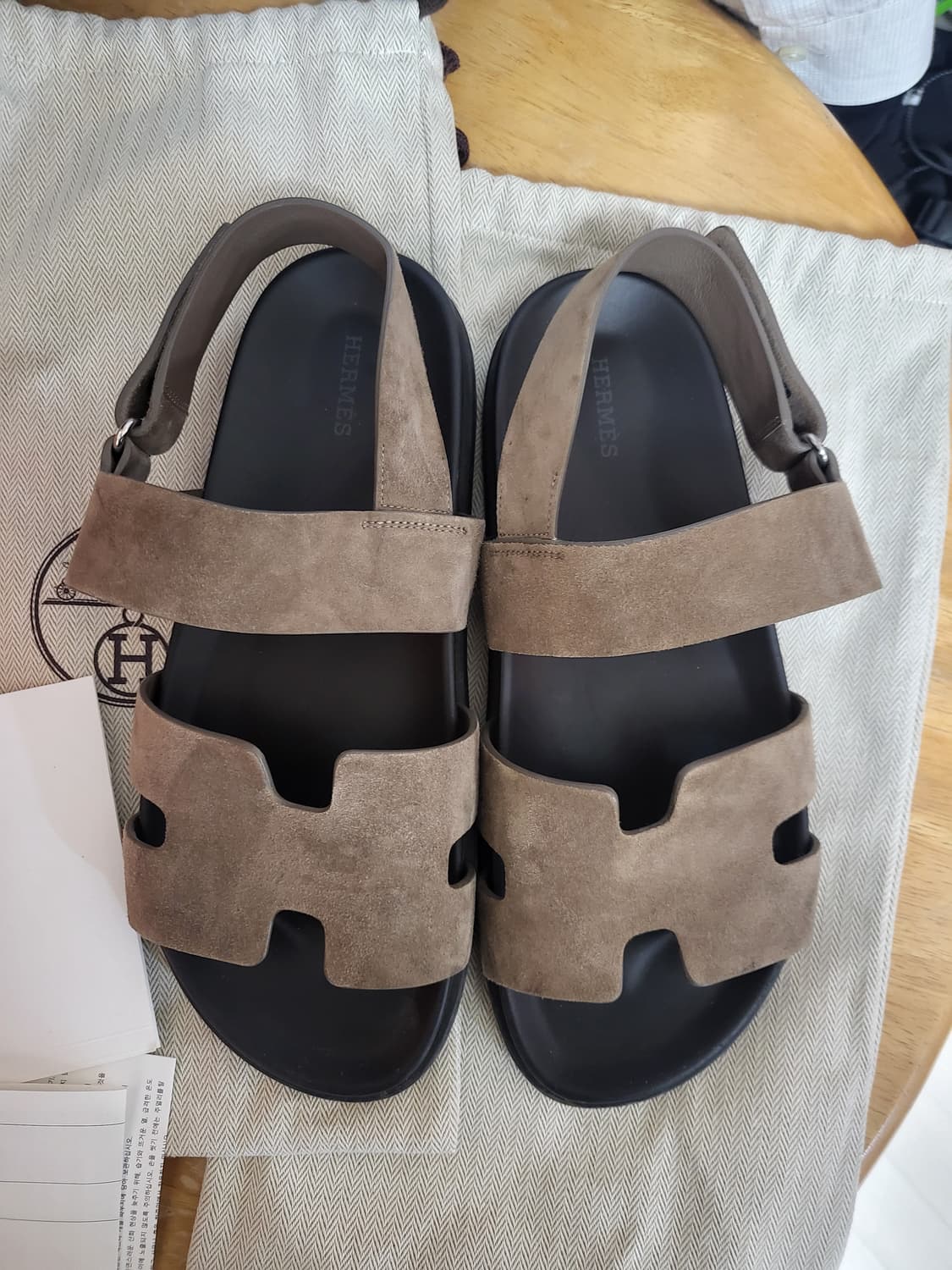 24SS 에르메스 남성 지니어스 샌들 41사이즈 상품이미지4
