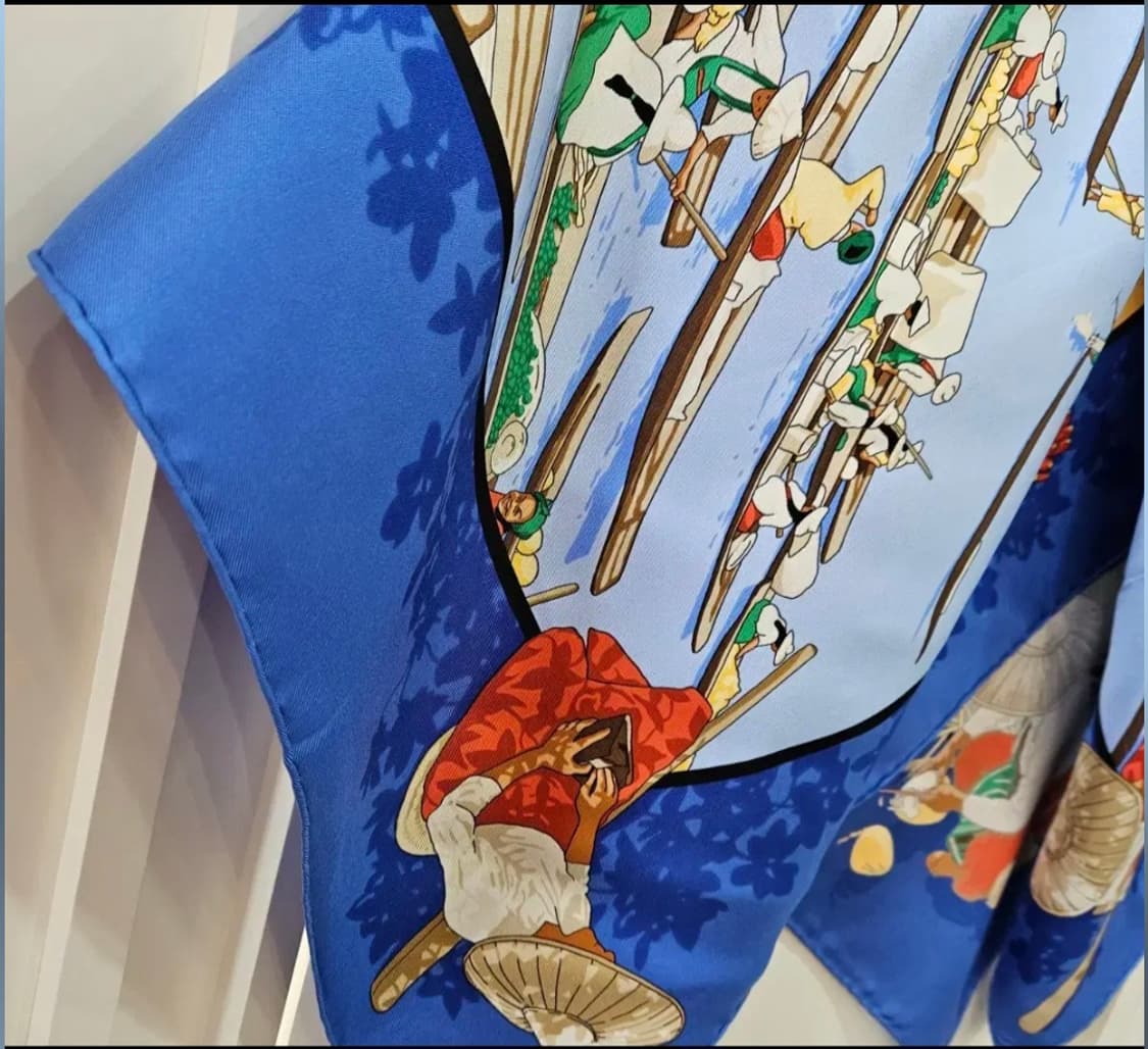 에르메스 빈티지실크스카프 까레 90 상품이미지6