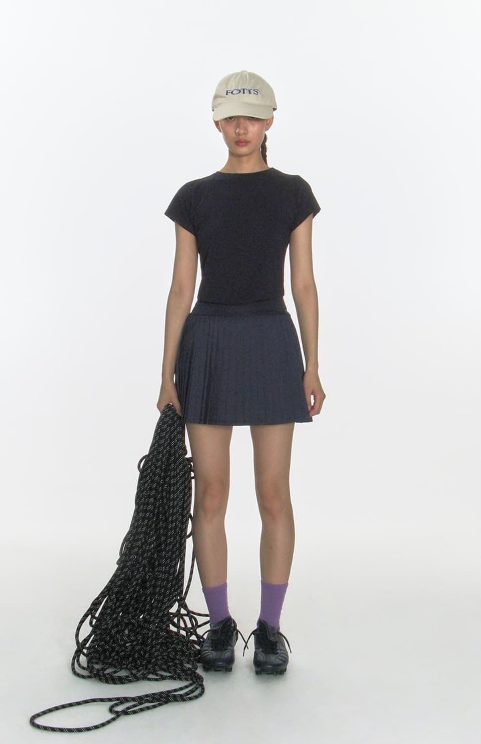 포츠포츠 SCOOP TEE NAVY 스쿱 티 상품이미지9