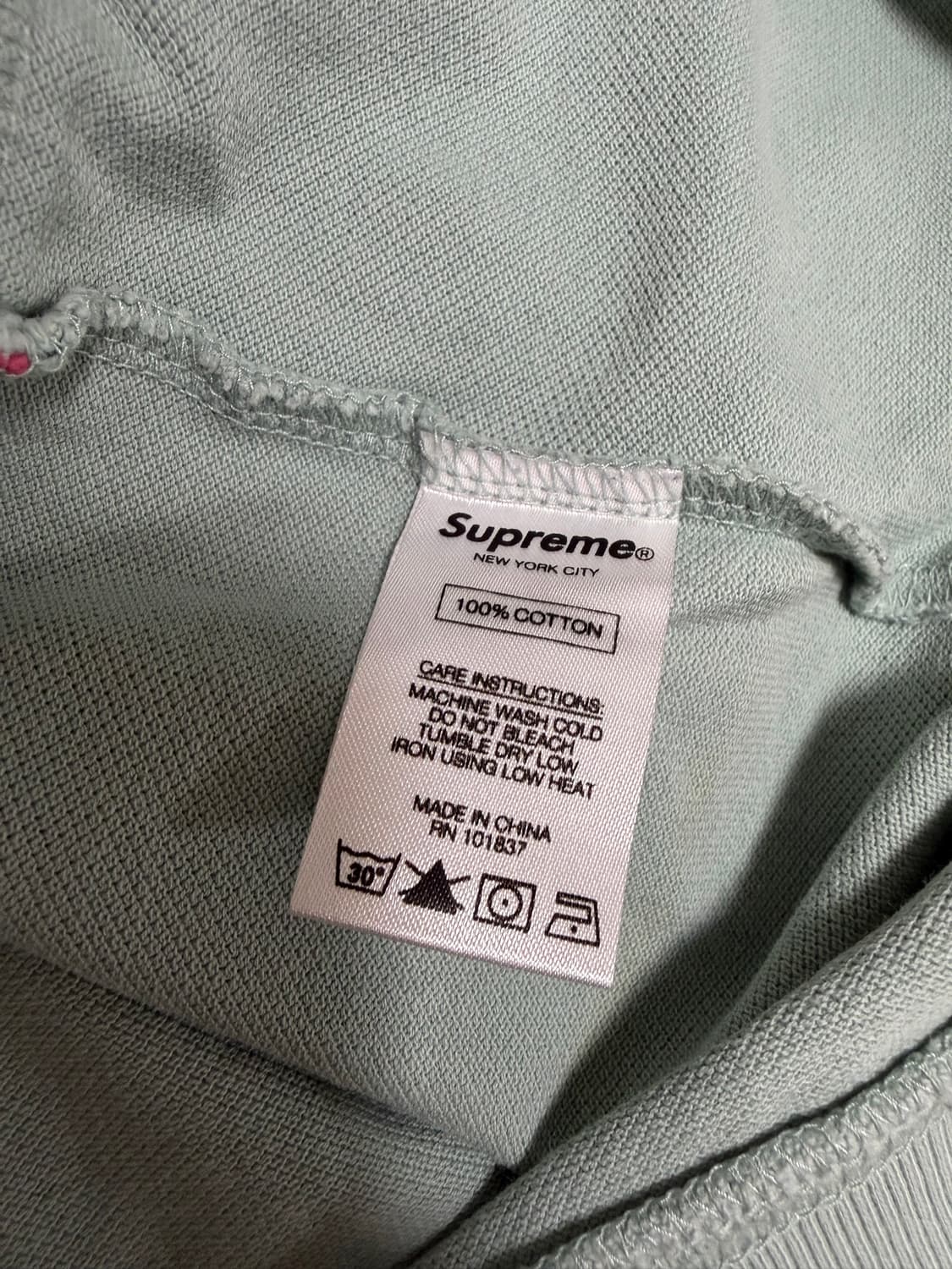 17FW 슈프림 멀티컬러 파이핑 크루넥 XL 상품이미지5
