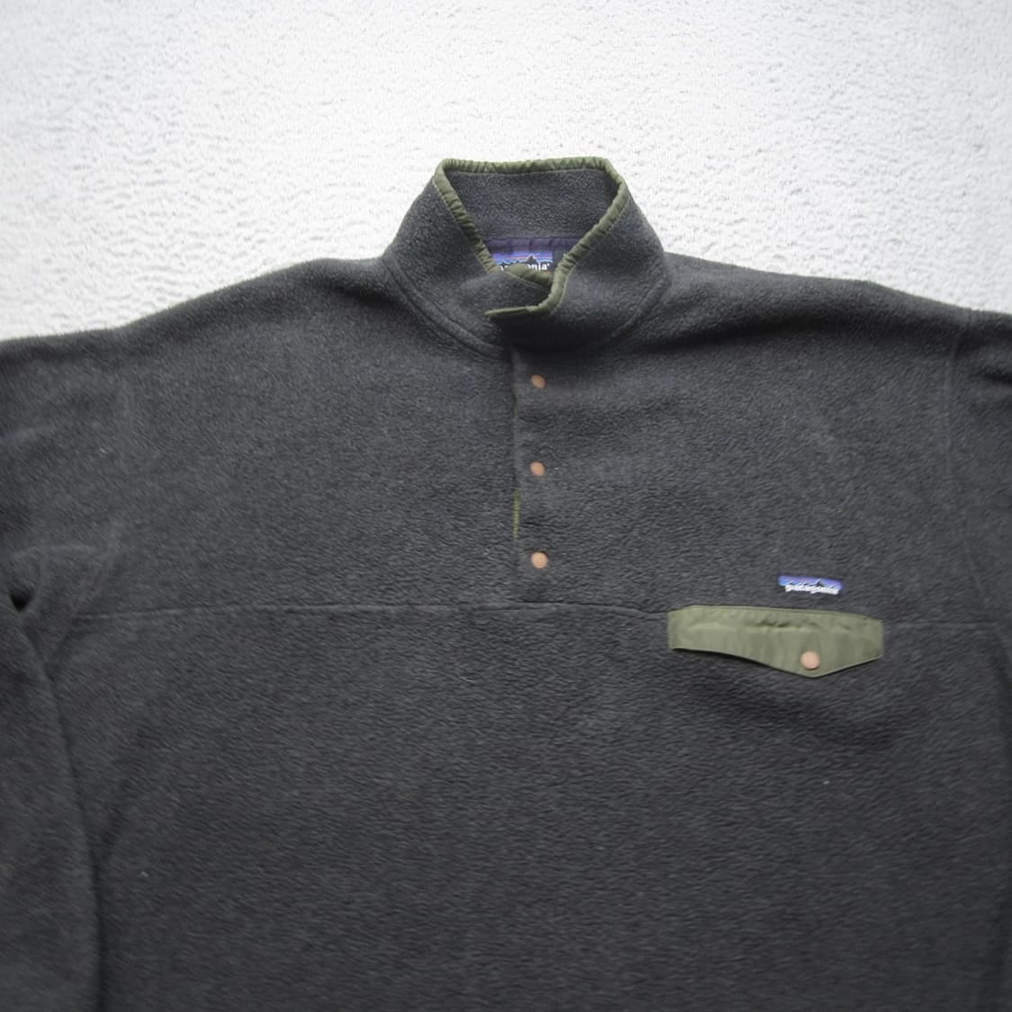 90s 후반 파타고니아 신칠라 스냅-T 다크그레이/올리브 상품이미지2