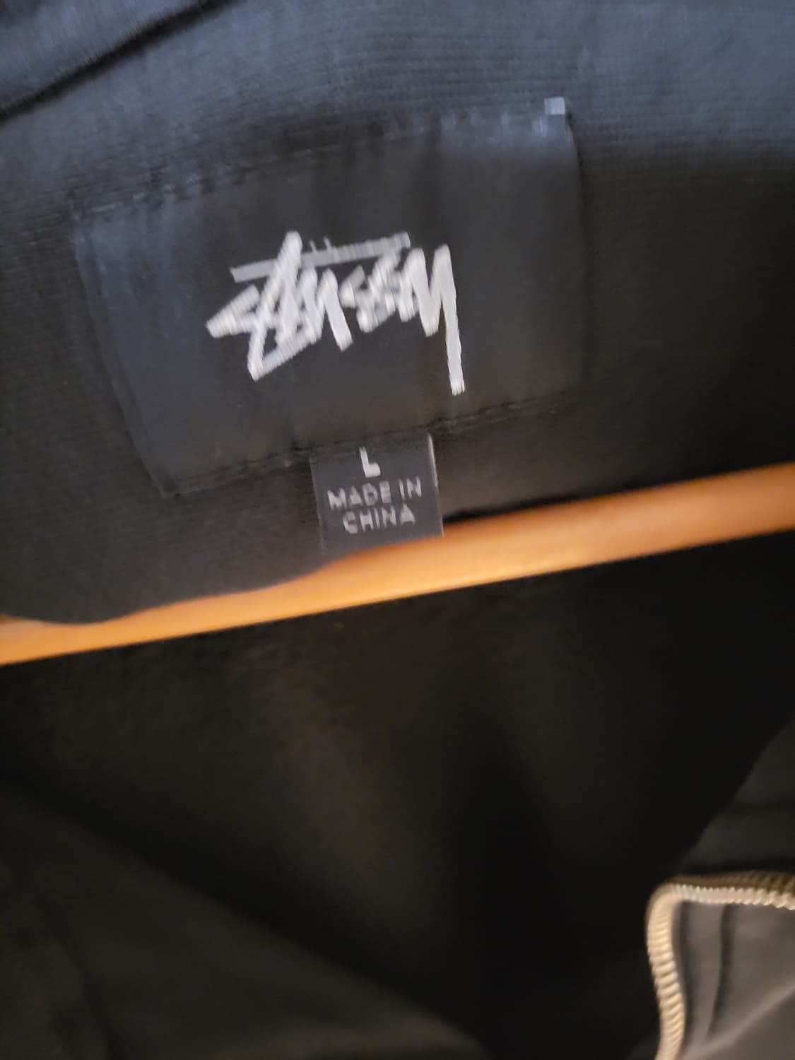 [L] 스투시 스톡 플리스 모크 (블랙) 상품이미지3