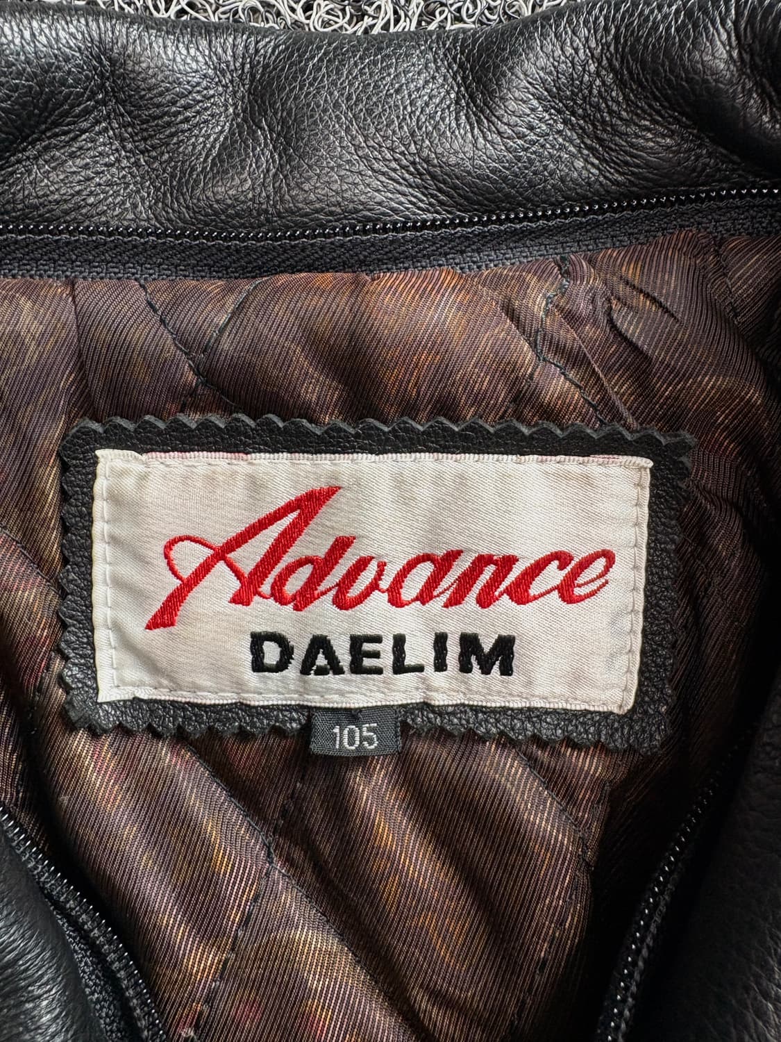 Advance 아카이브 블랙 램스킨 A-2 레더 자켓 2940 상품이미지4