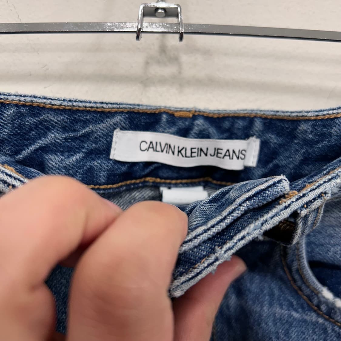 캘빈클라인 진스 A라인 데님 숏스커트 상품이미지3