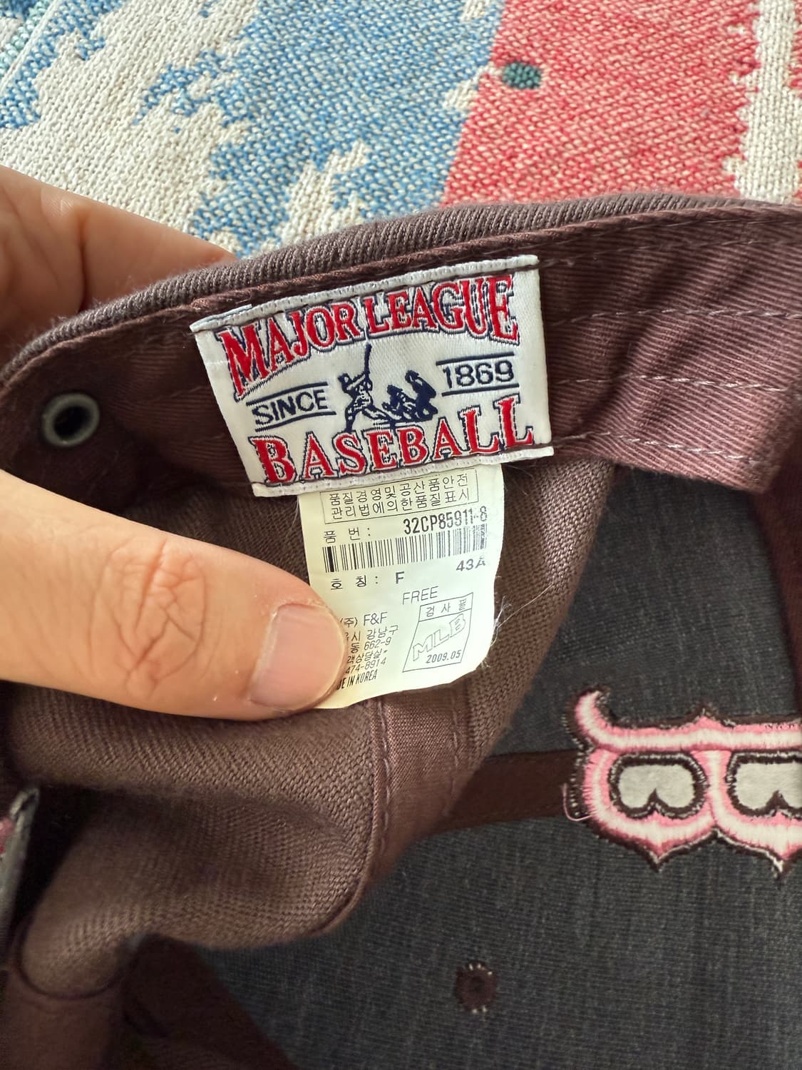 MLB 초코딸기 볼캡 상품이미지6