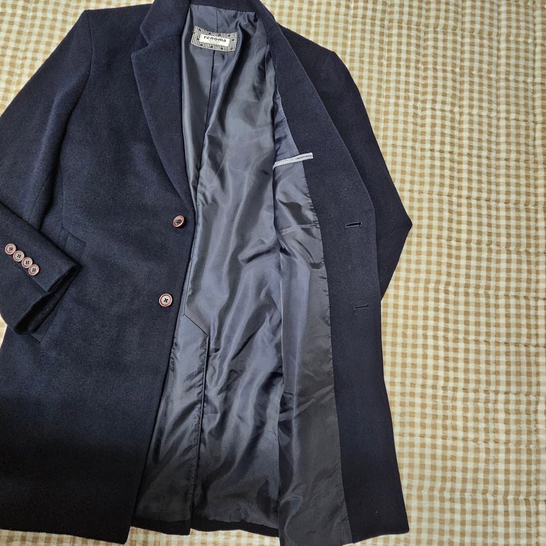 레노마 울 캐시미어 코트 자켓 남자100 상품이미지6