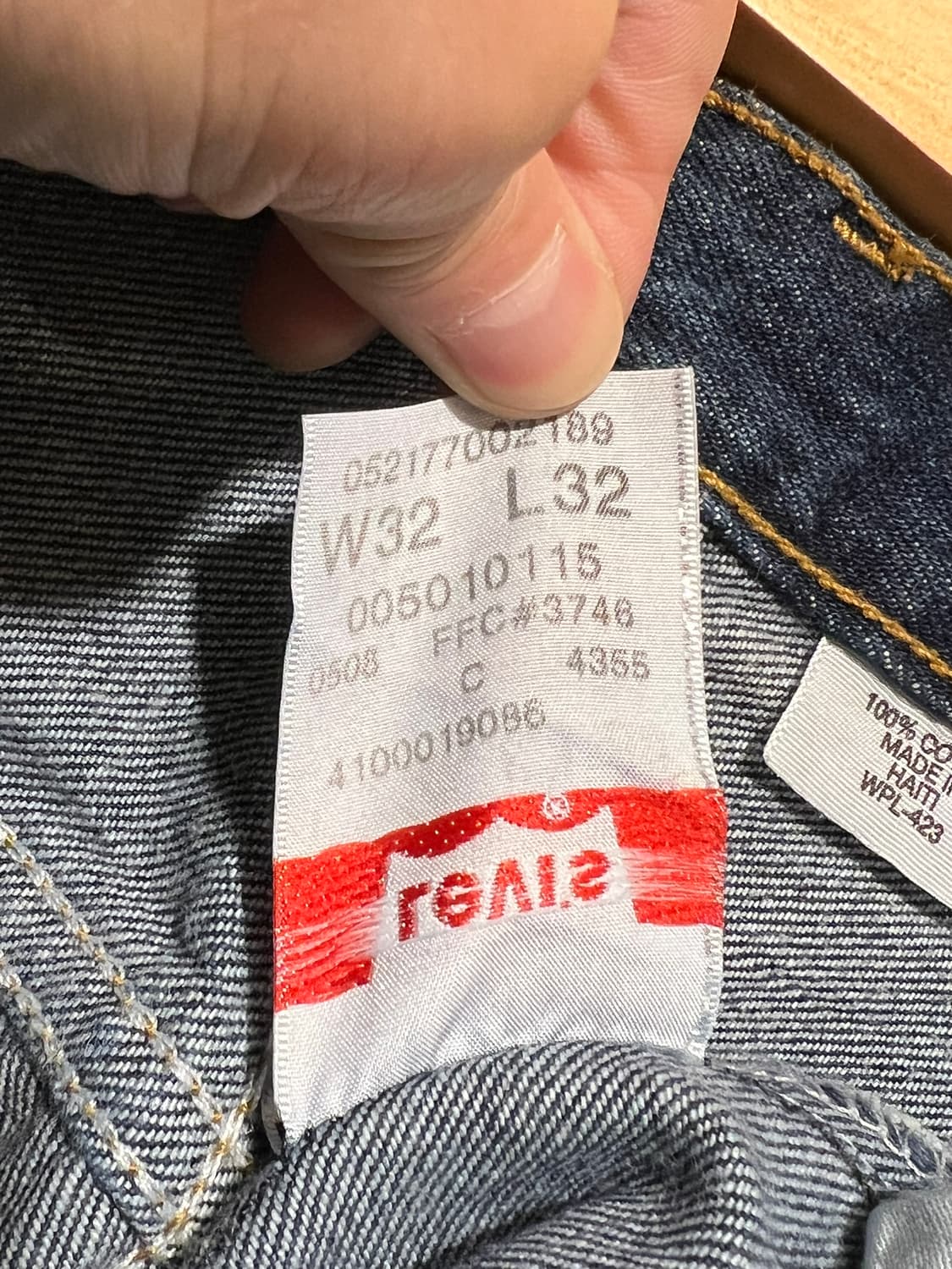 [32x32] 리바이스 501 오리지널 스트레이트 데님 팬츠 청바지 상품이미지8