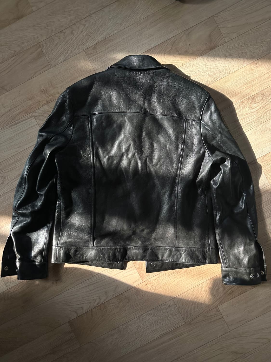 Single leather jacket 상품이미지2