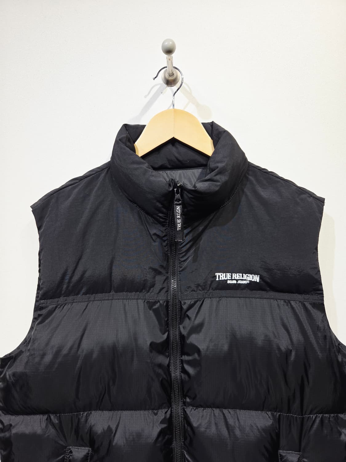 트루릴리전(TRUE RELIGION) 블랙 패딩 베스트 조끼 상품이미지3