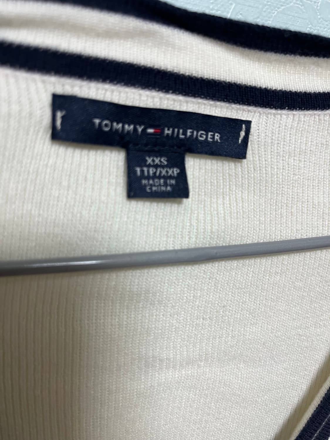 타미힐피거 아이보리색 가디건 상품이미지4