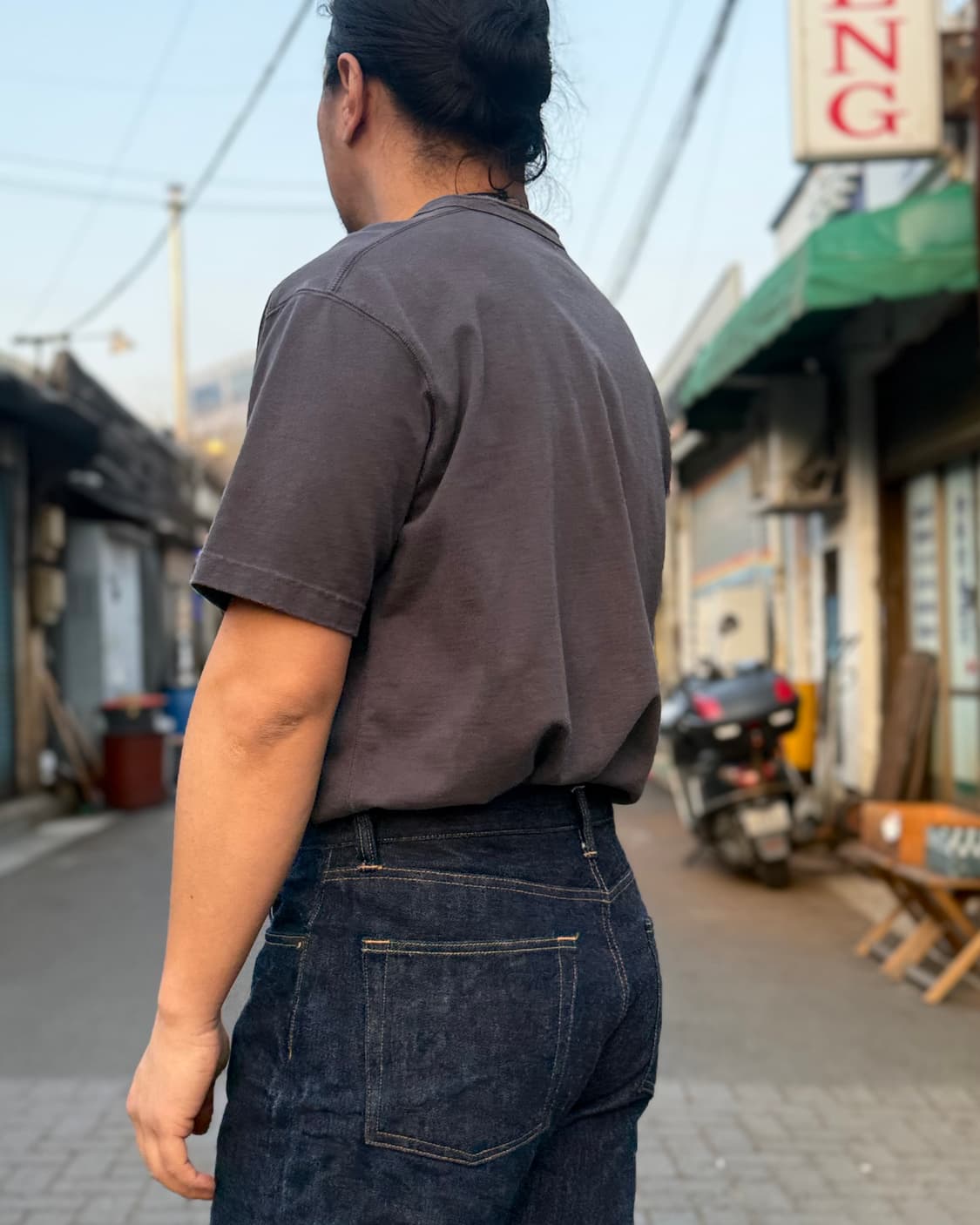 브론슨 10.6oz 코튼 숏 슬리브 헨리 티셔츠 XXL 상품이미지7